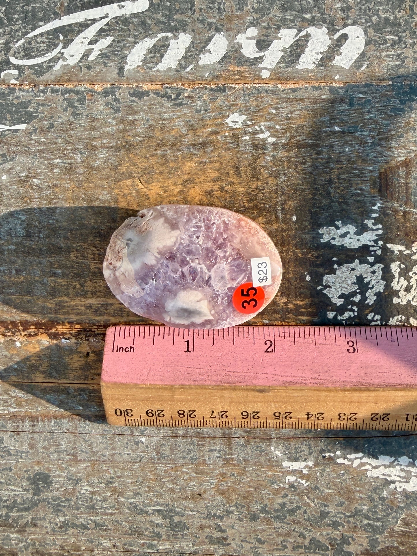 Gorgeous Flower Agate Palm Stone | Opt 35