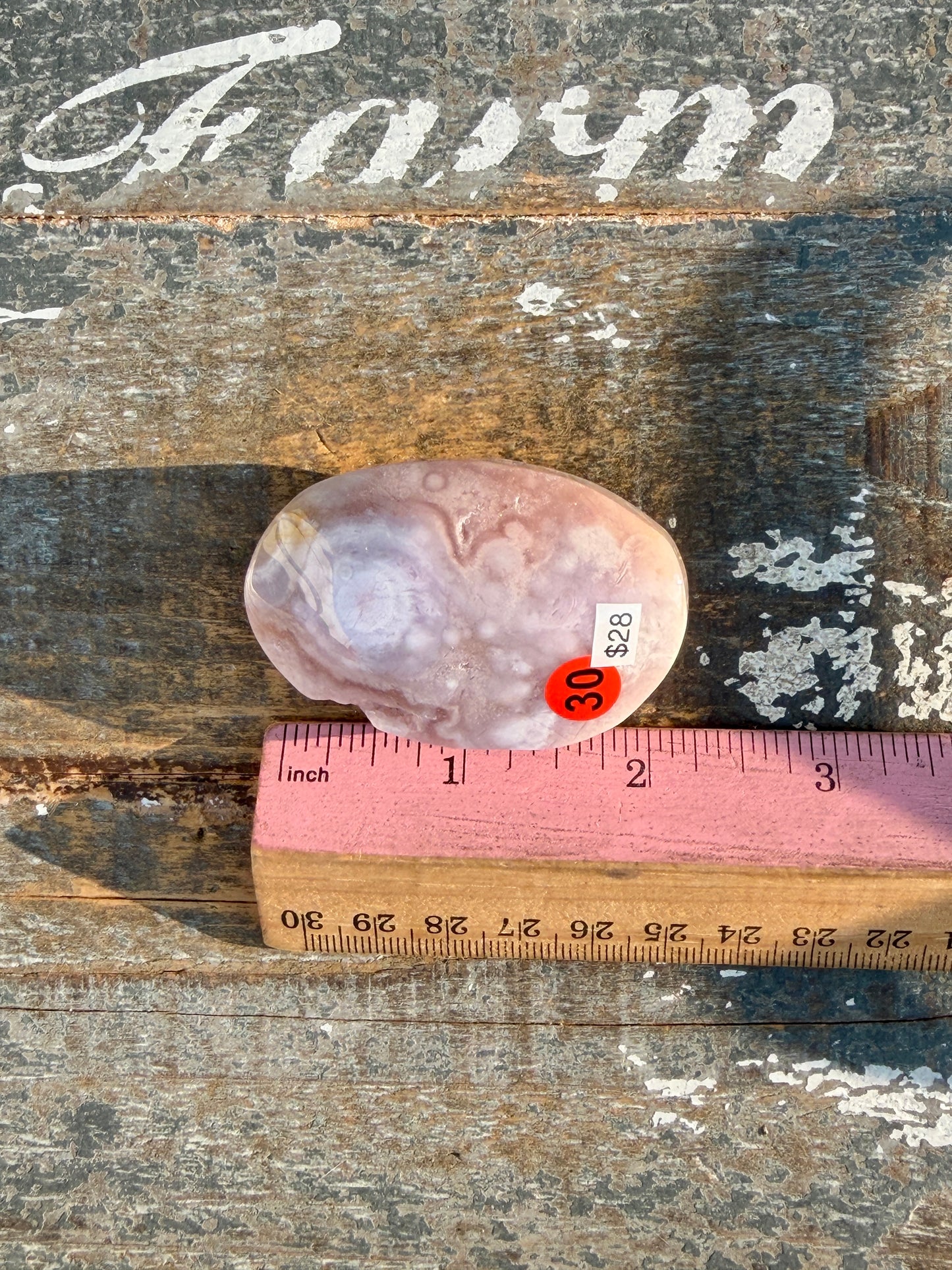 Gorgeous Flower Agate Palm Stone | Opt 30