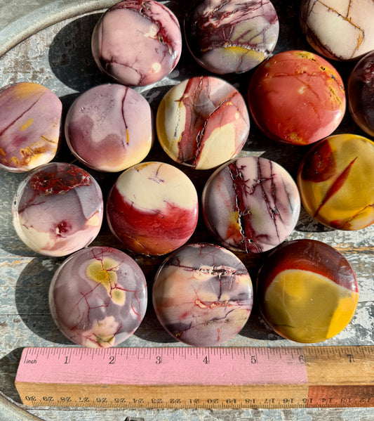 One (1) Colorful Mookaite Medallion