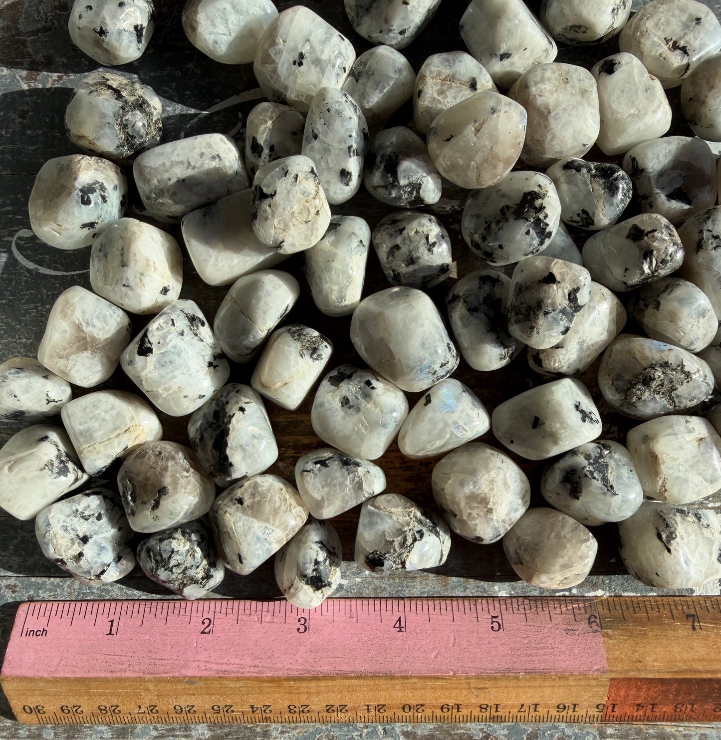 One (1) Rainbow Moonstone Tumble