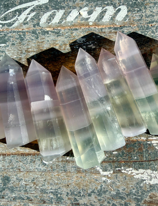 One (1) Yttrium Fluorite Tower | Intuitively Chosen