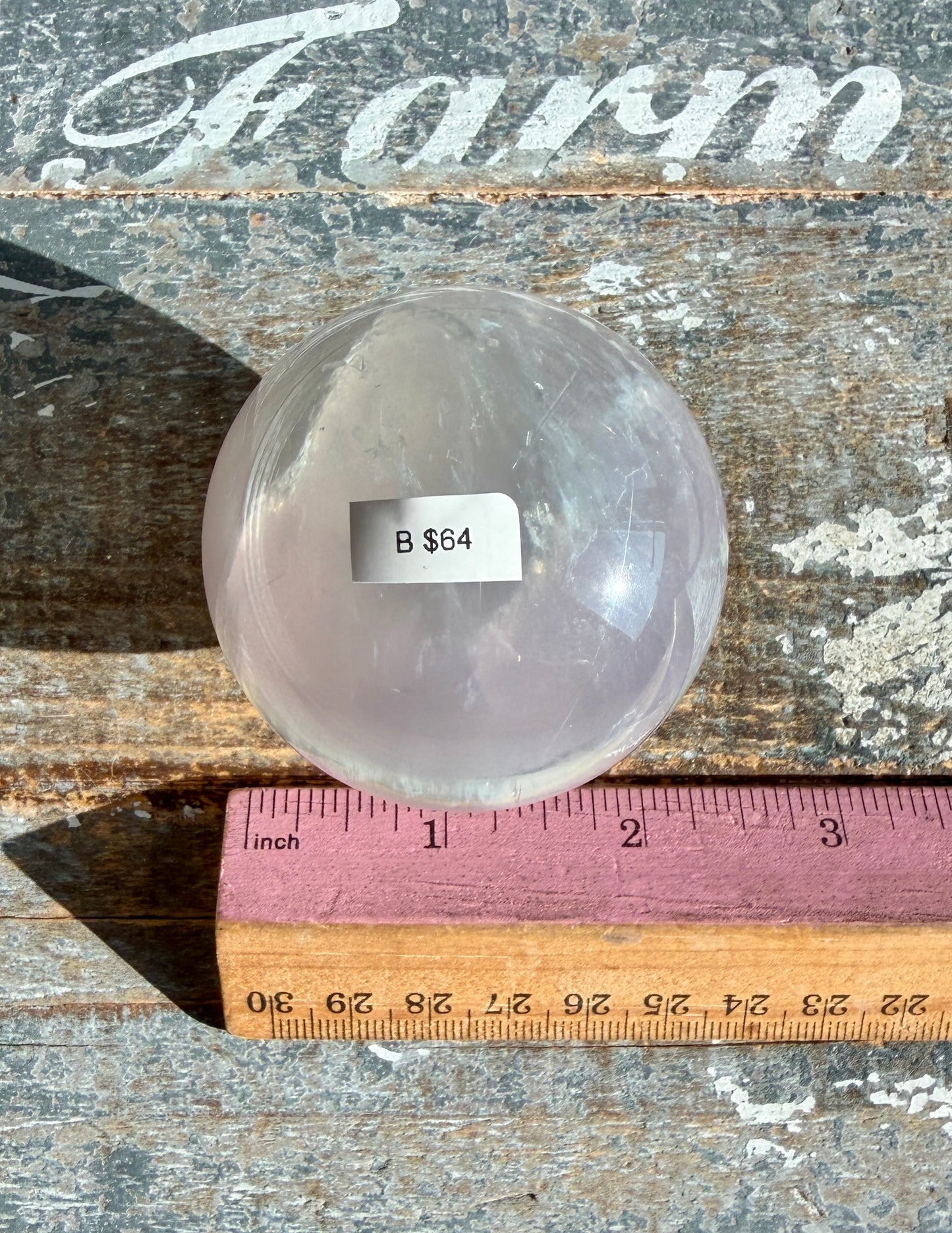 Gorgeous Yttrium Fluorite Sphere from Brazil | Opt B