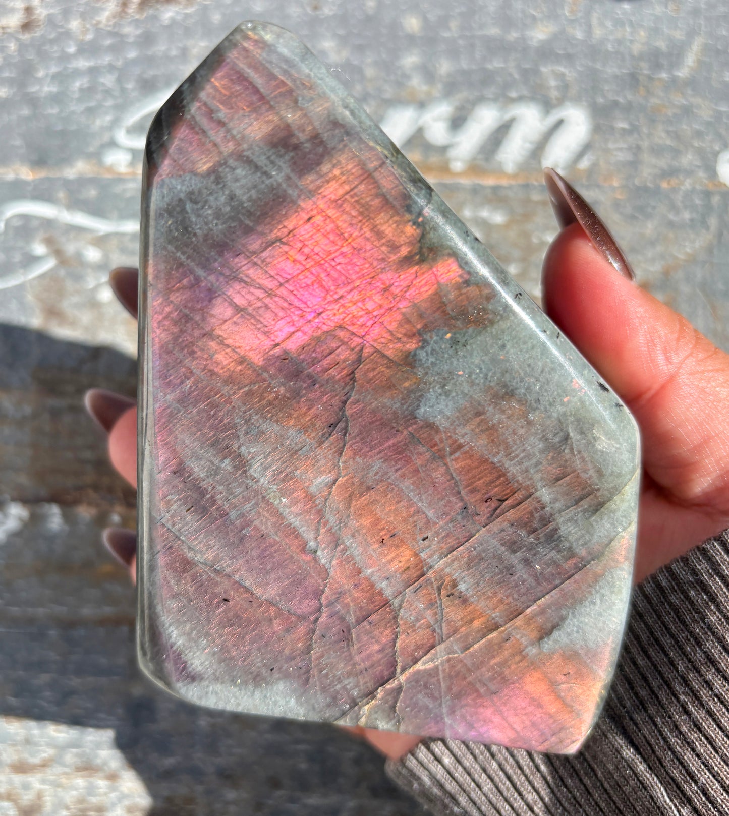 Gorgeous Flashy Labradorite Free Form from Madagascar | Opt A