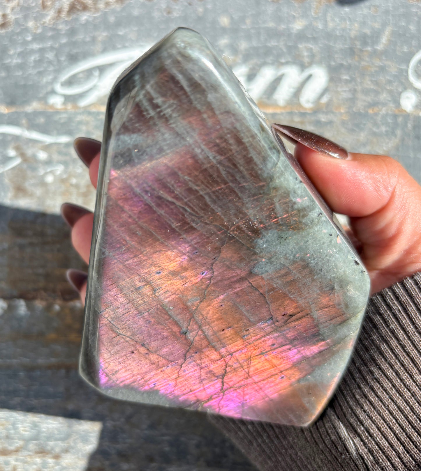 Gorgeous Flashy Labradorite Free Form from Madagascar | Opt A