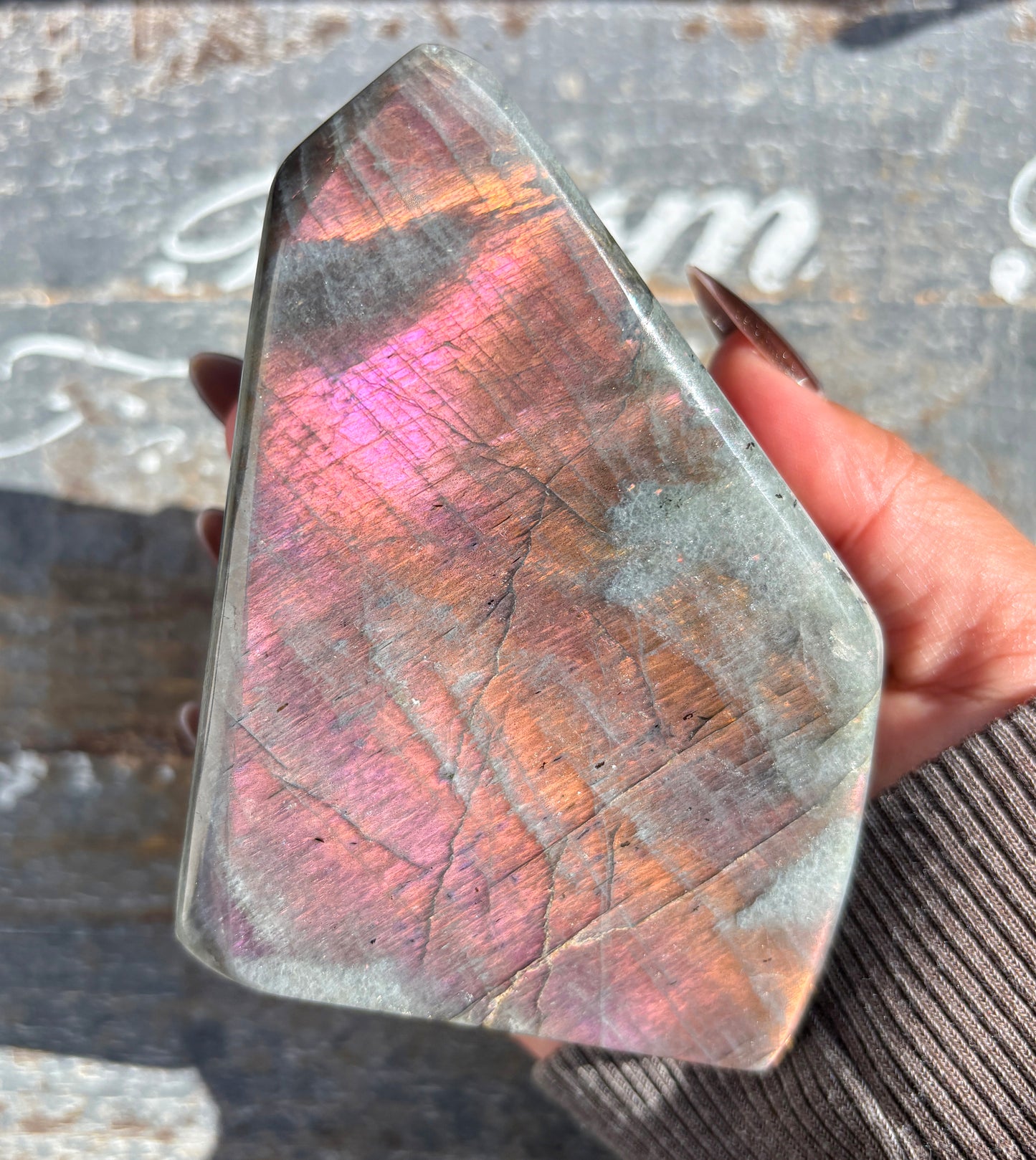 Gorgeous Flashy Labradorite Free Form from Madagascar | Opt A