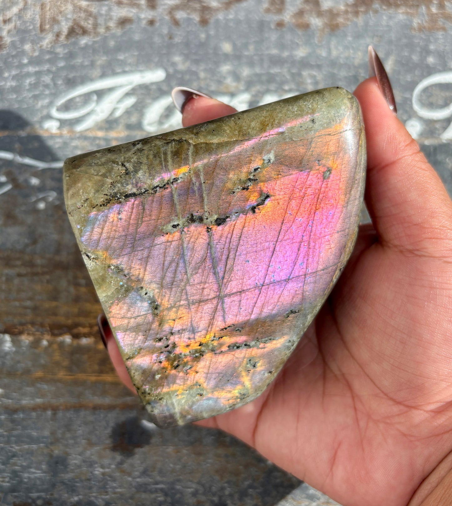 Gorgeous Flashy Labradorite Free Form from Madagascar | Opt E