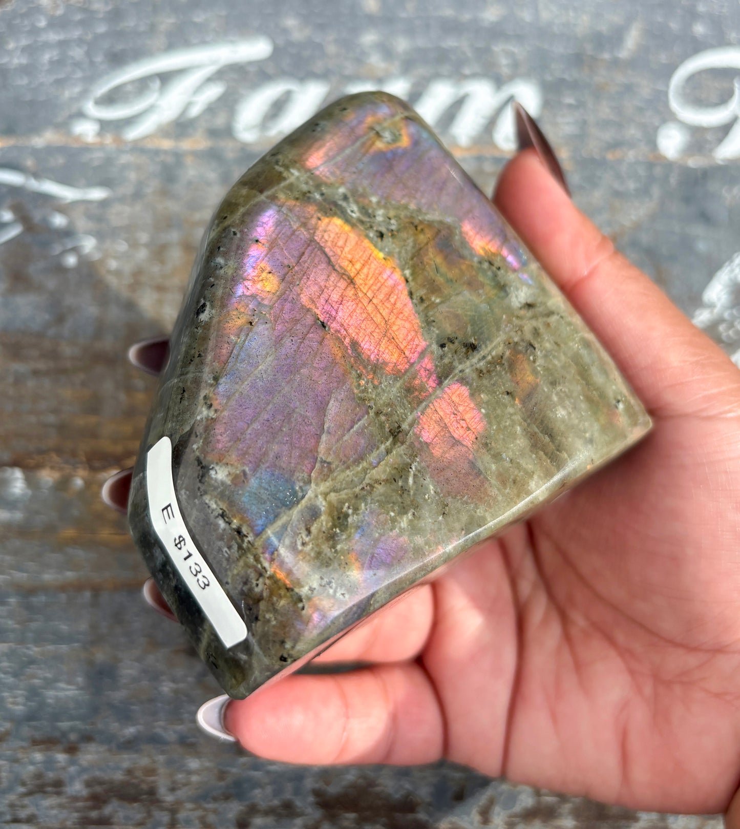 Gorgeous Flashy Labradorite Free Form from Madagascar | Opt E