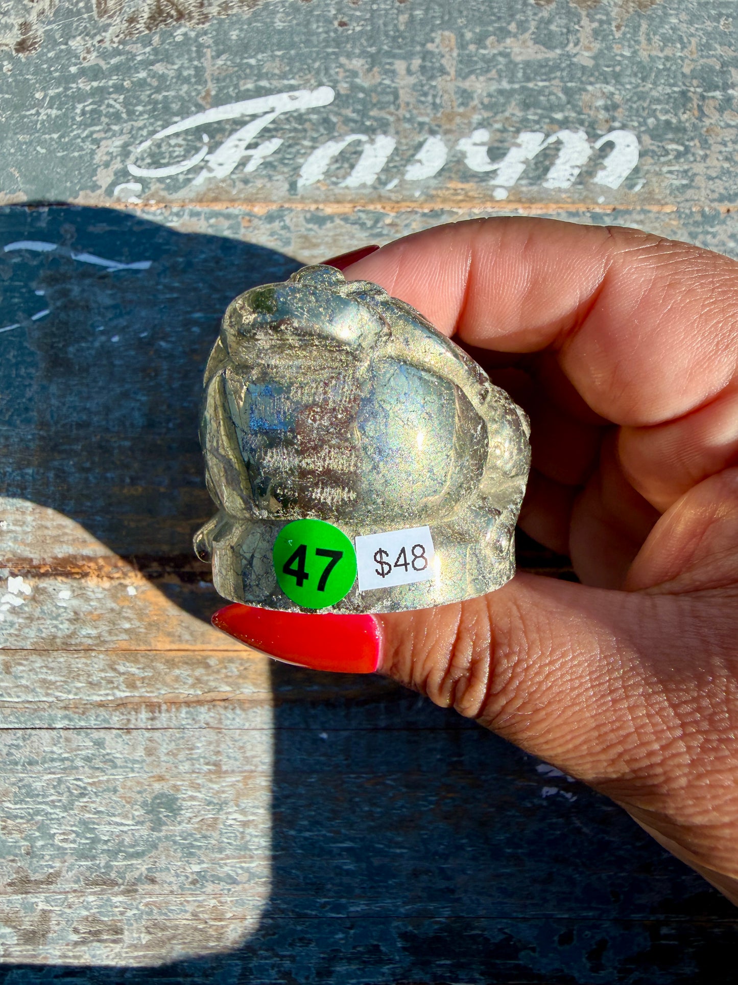 Money Manifestation Pyrite Money Toad | Opt 47