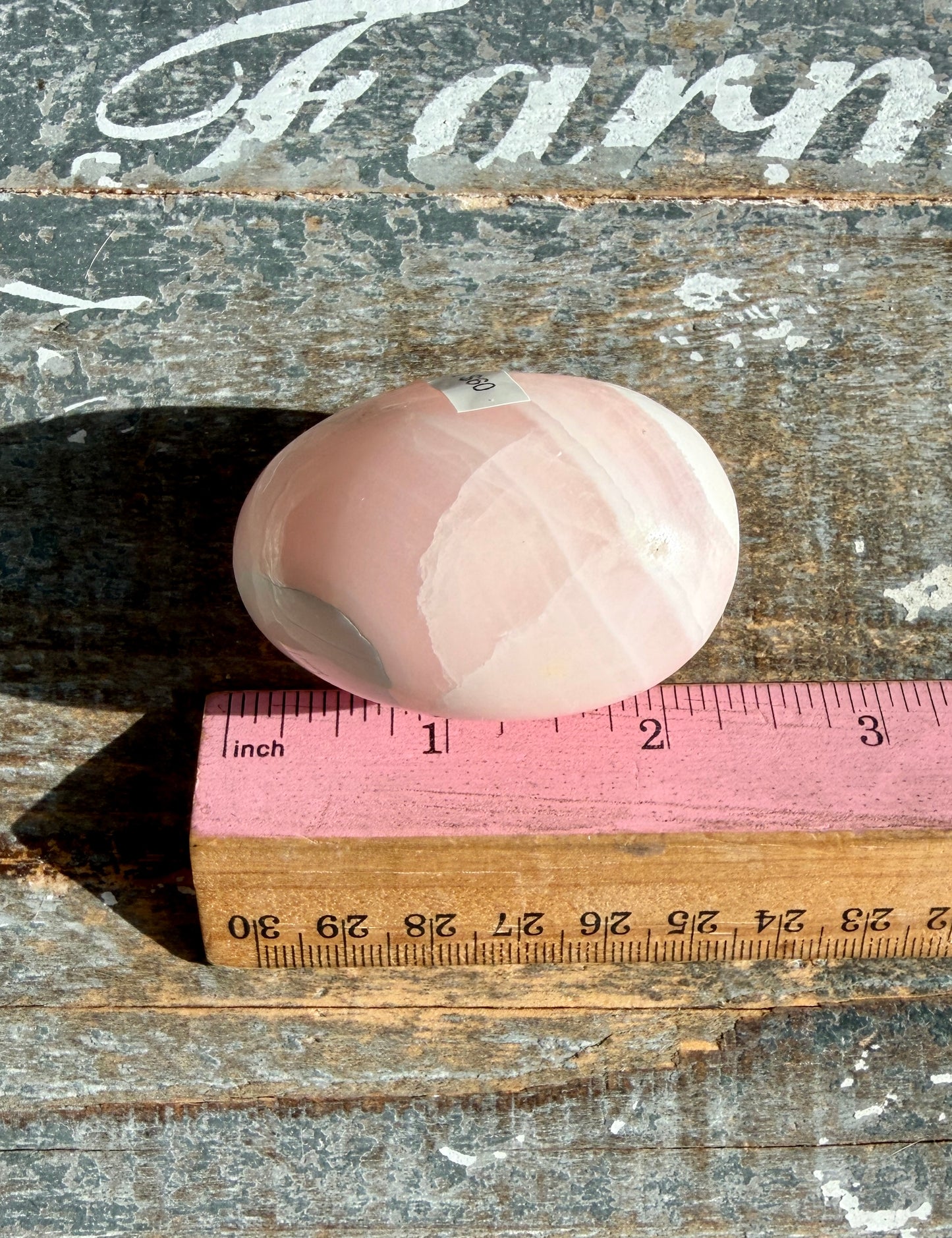 Gorgeous Pink Mangano Egg from Peru *UV Reactive | Opt Q