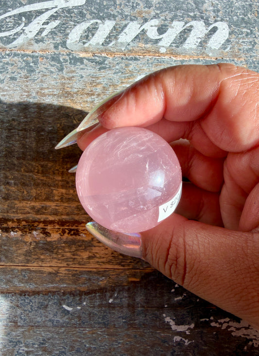 Gorgeous Rose Quartz Sphere | Opt V