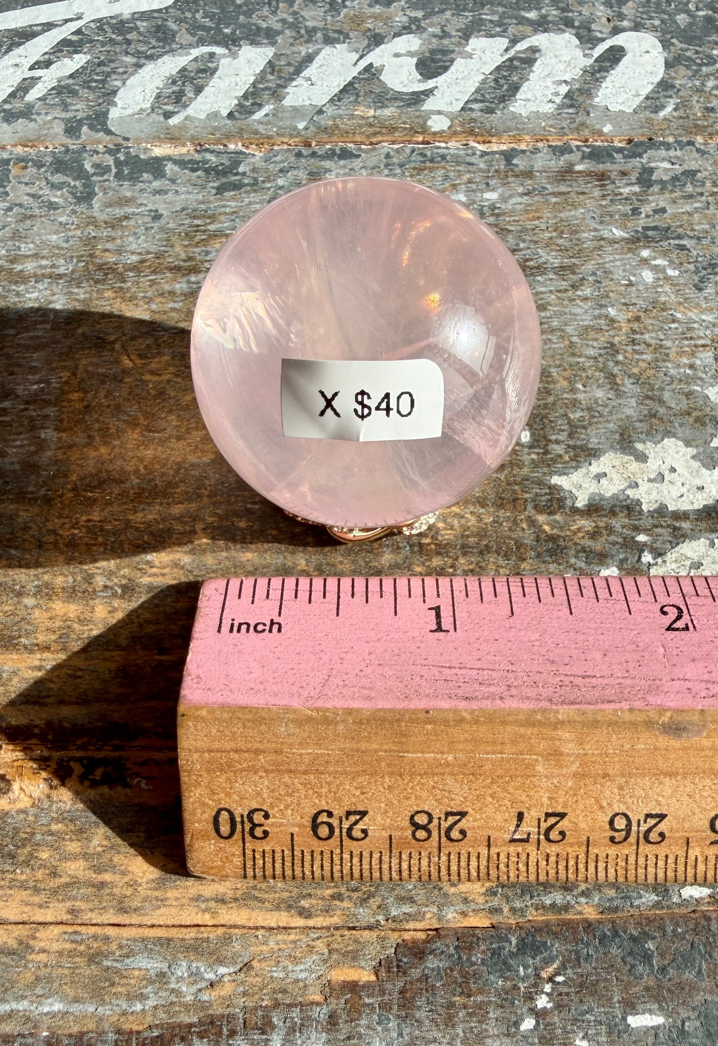 Gorgeous Rose Quartz Sphere | Opt X