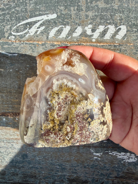 Gorgeous Indonesian Scenic Moss Agate Freeform | Opt 1