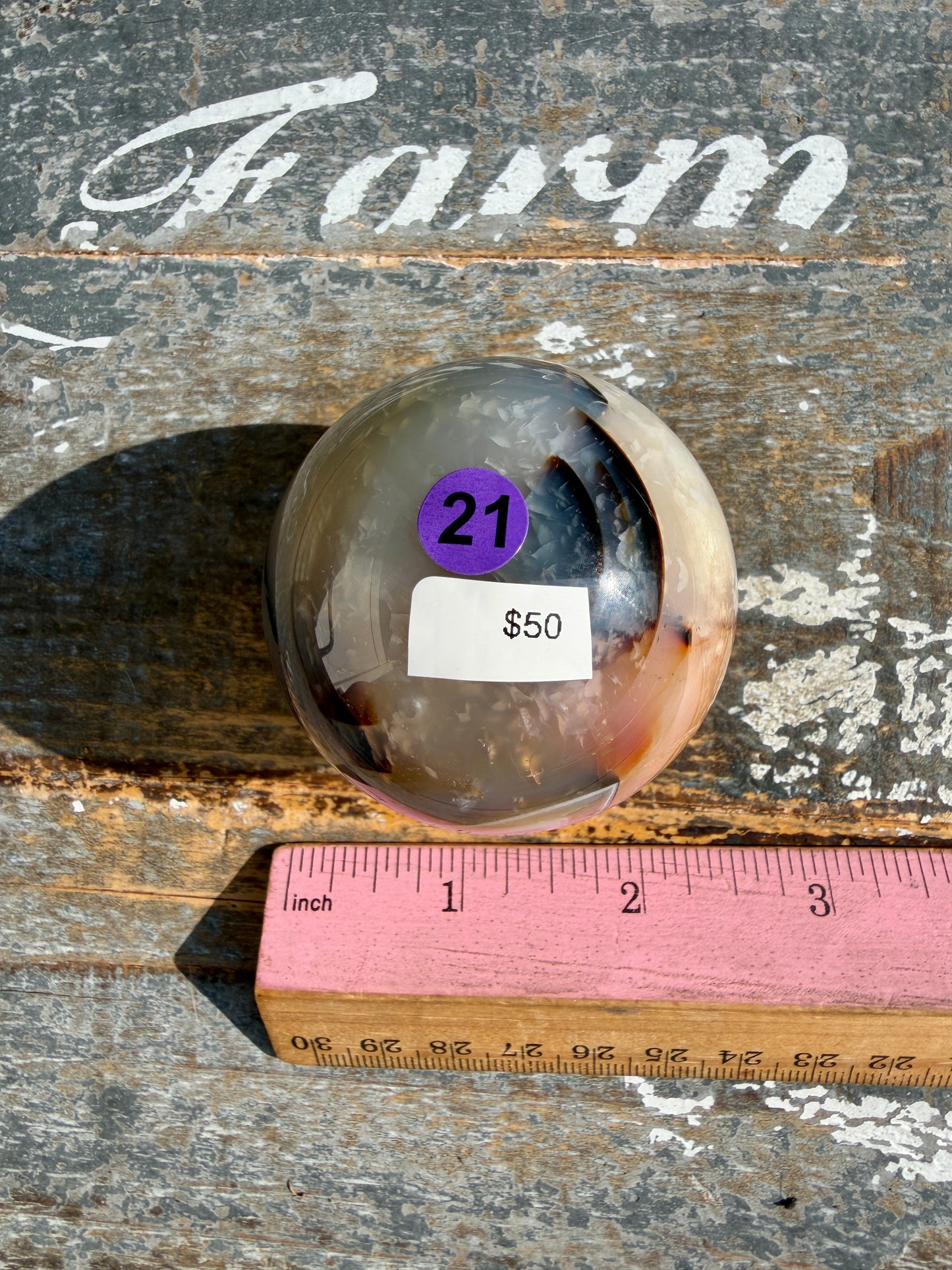 Gorgeous Carnelian/Orca Agate Sphere | Opt 21