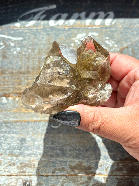 Gorgeous Golden Rutile Cluster from Brazil