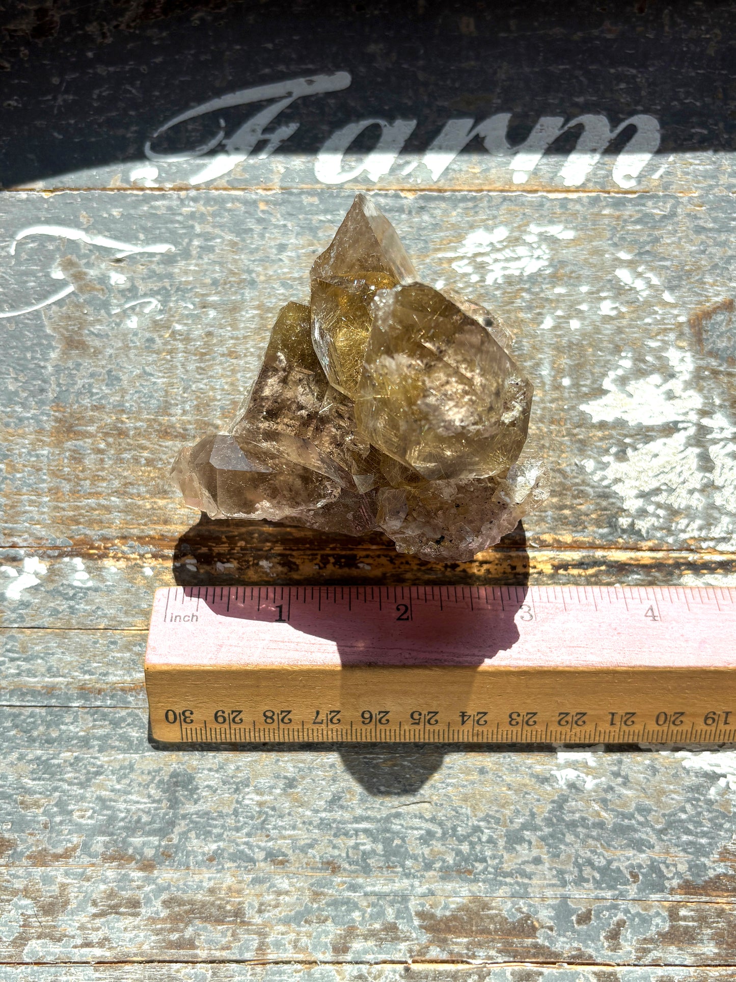 Gorgeous Golden Rutile Cluster from Brazil