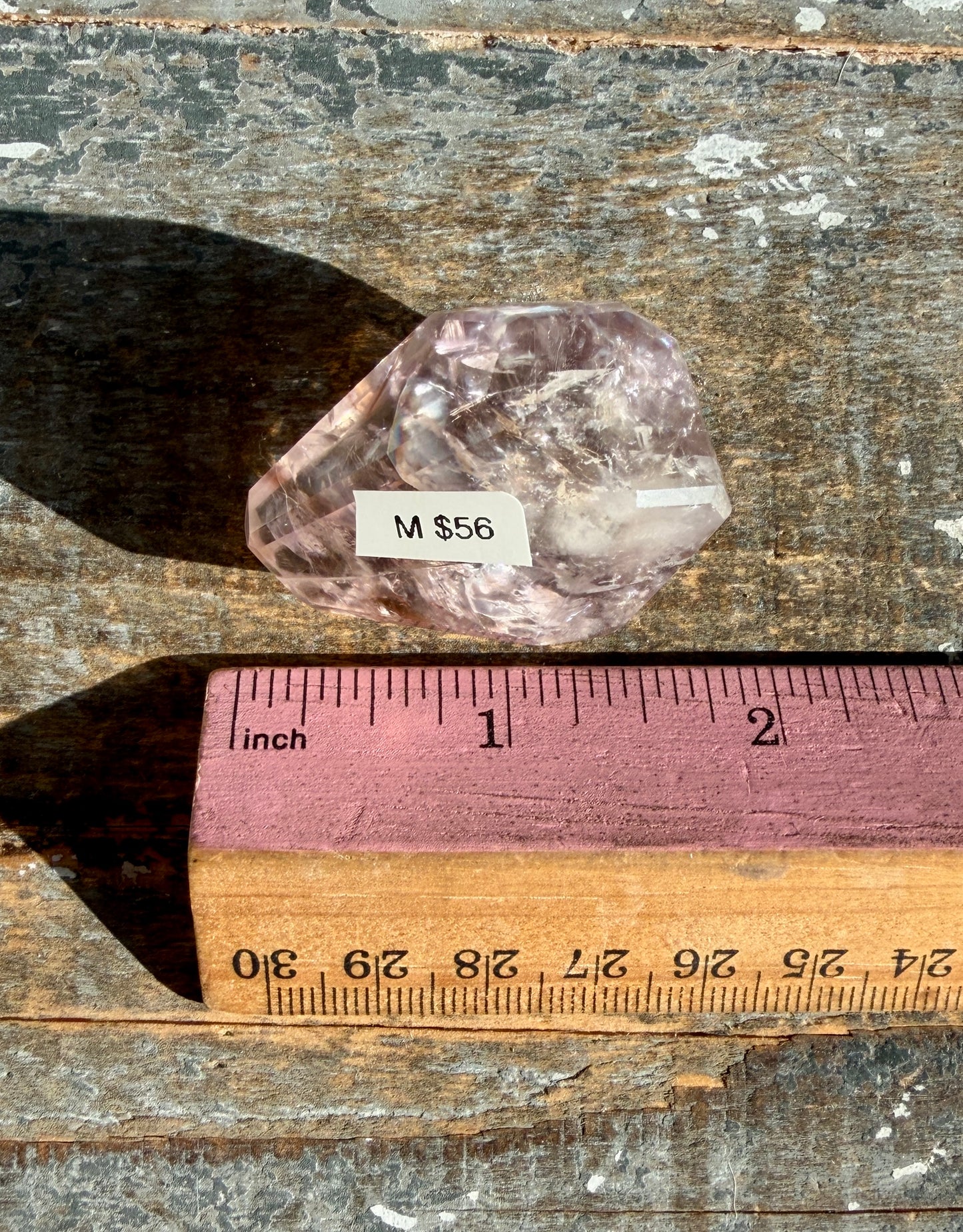 Gorgeous Powellite In Amethyst Freeform from Bahia Brazil | Opt M