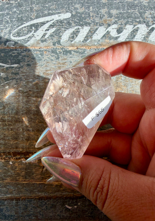 Gorgeous Powellite In Amethyst Freeform from Bahia Brazil | Opt F