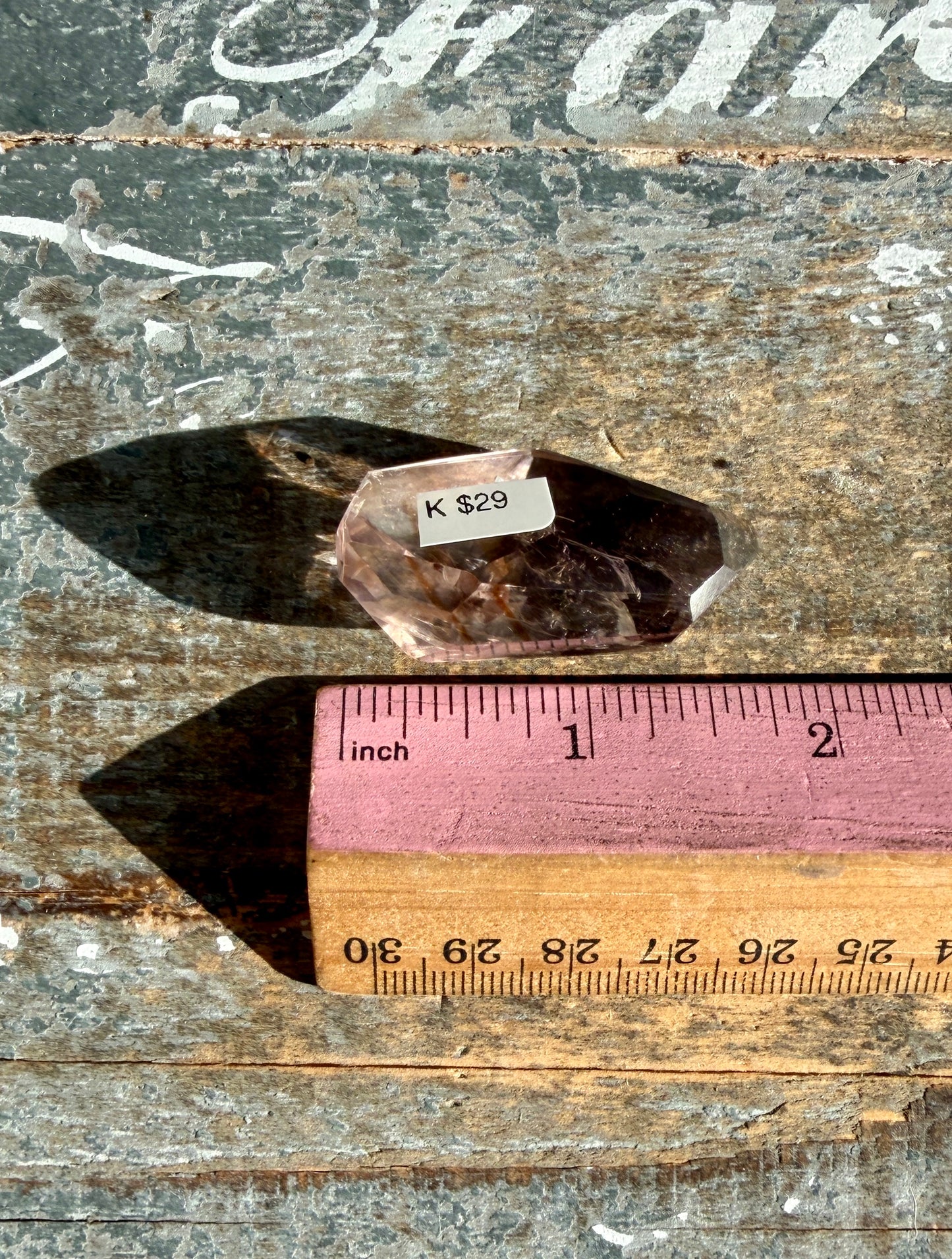 Gorgeous Powellite In Amethyst Freeform from Bahia Brazil | Opt K