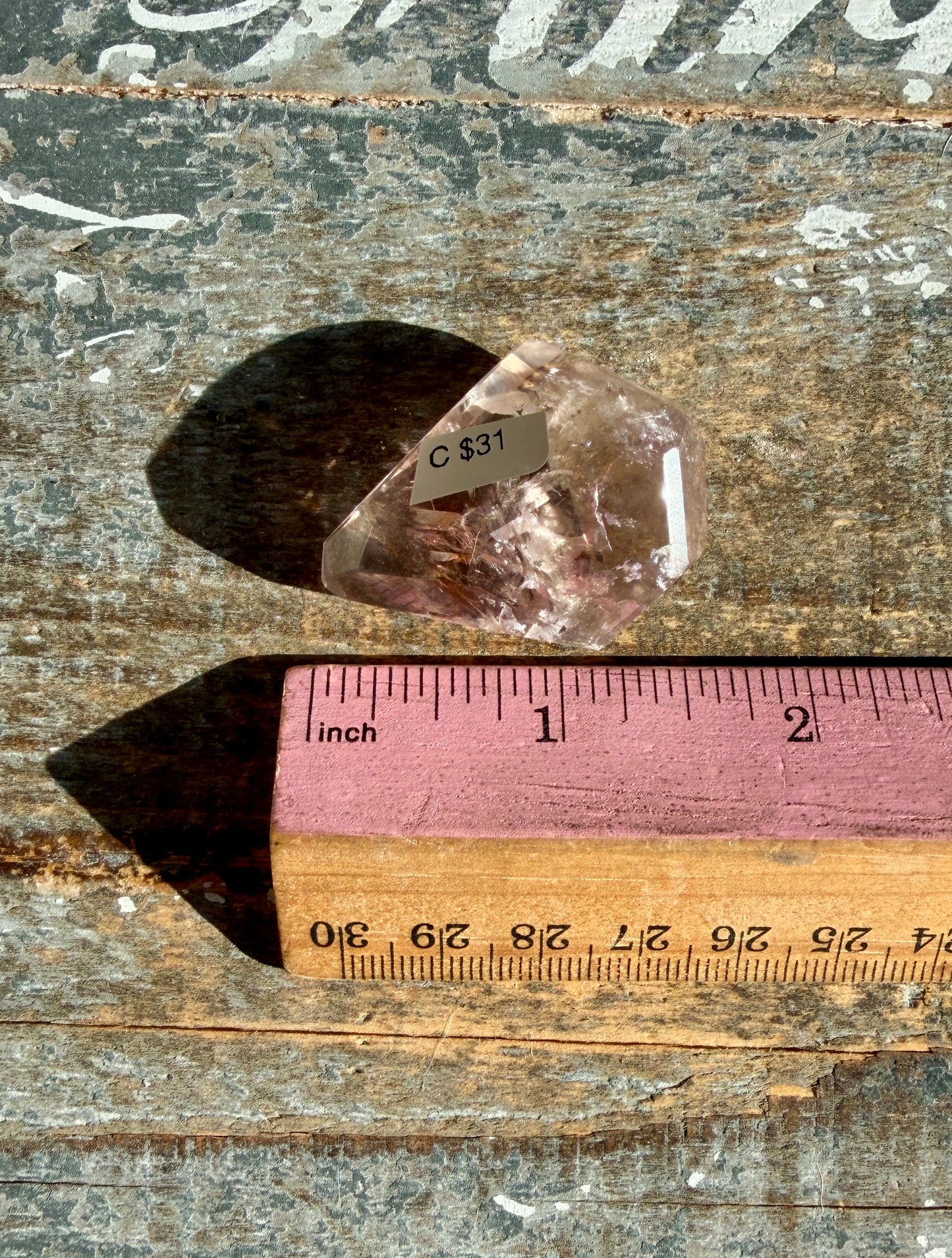 Gorgeous Powellite In Amethyst Freeform from Bahia Brazil | Opt C