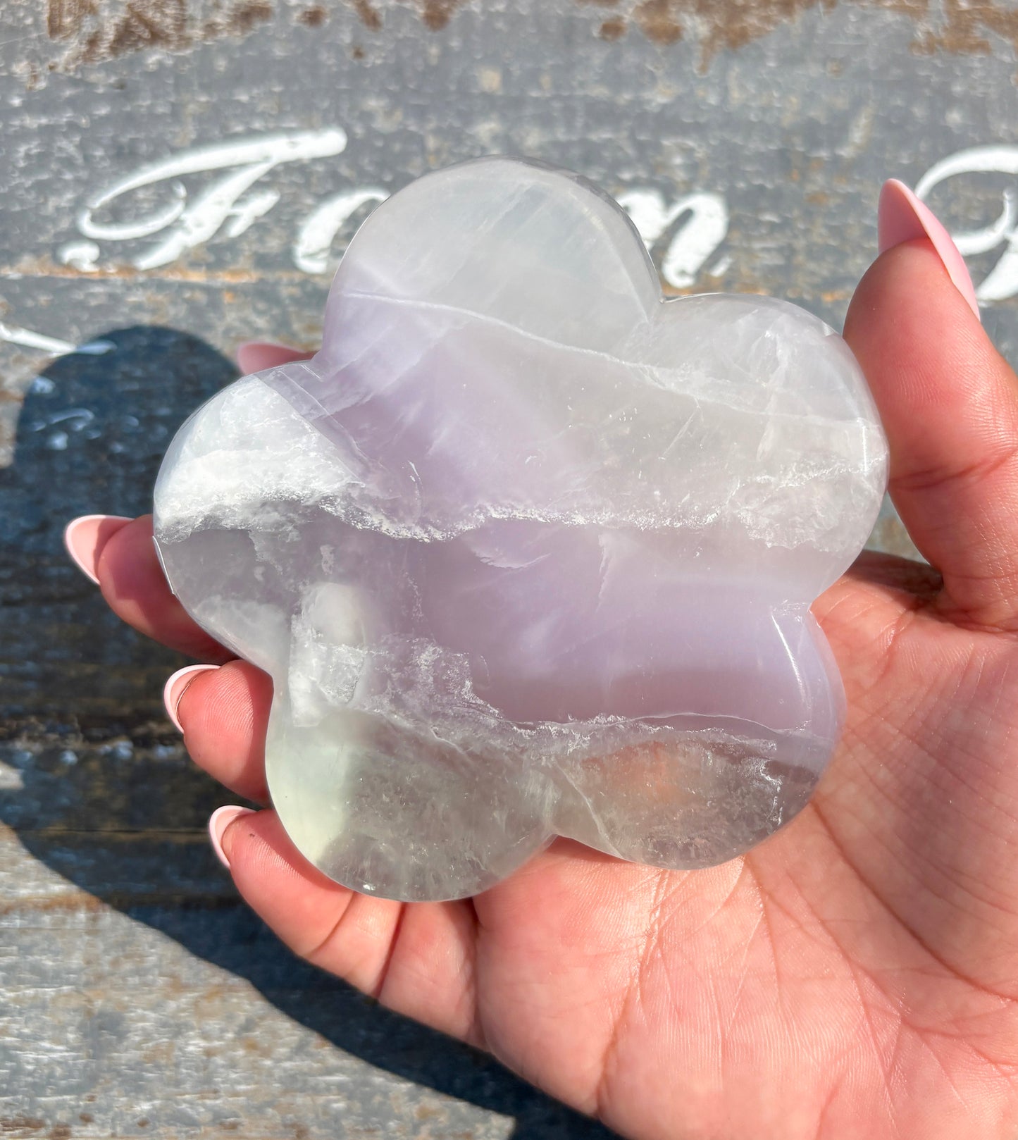 Gorgeous Yttrium Fluorite Flower Bowl | Opt G
