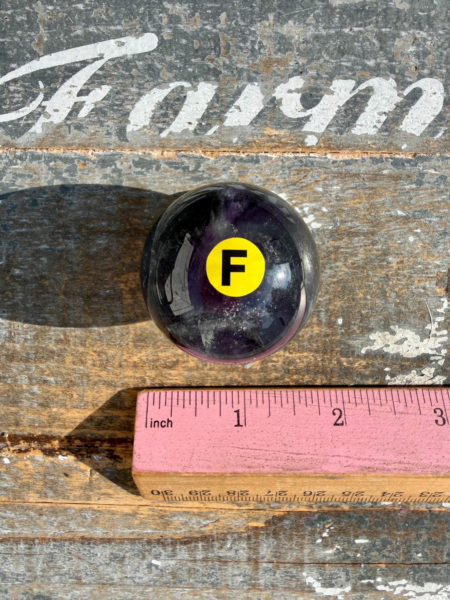 Gorgeous Rainbow Fluorite Small Sphere | Opt F