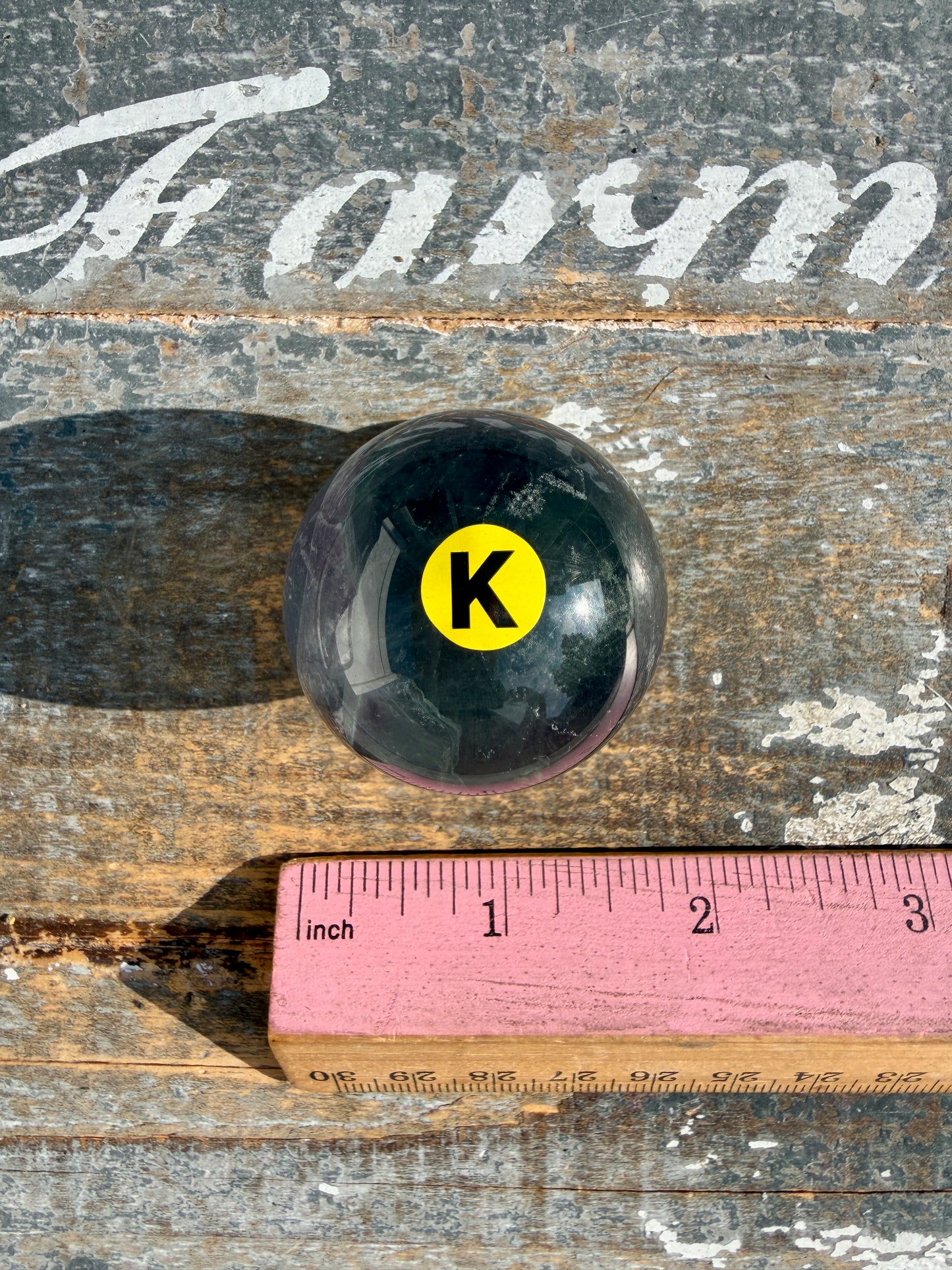 Gorgeous Rainbow Fluorite Small Sphere | Opt K