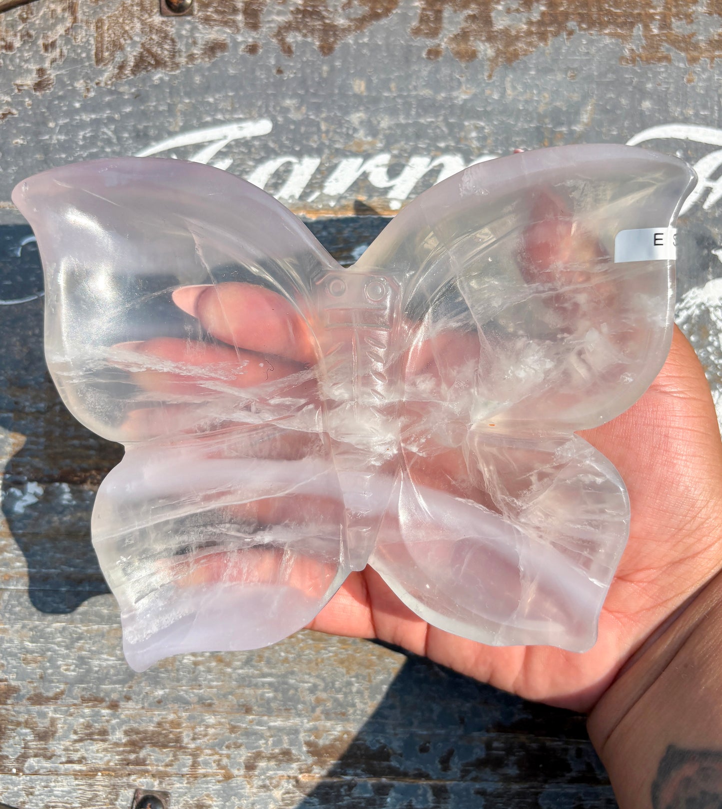 Gorgeous Yttrium Fluorite Butterfly Bowl | Opt E