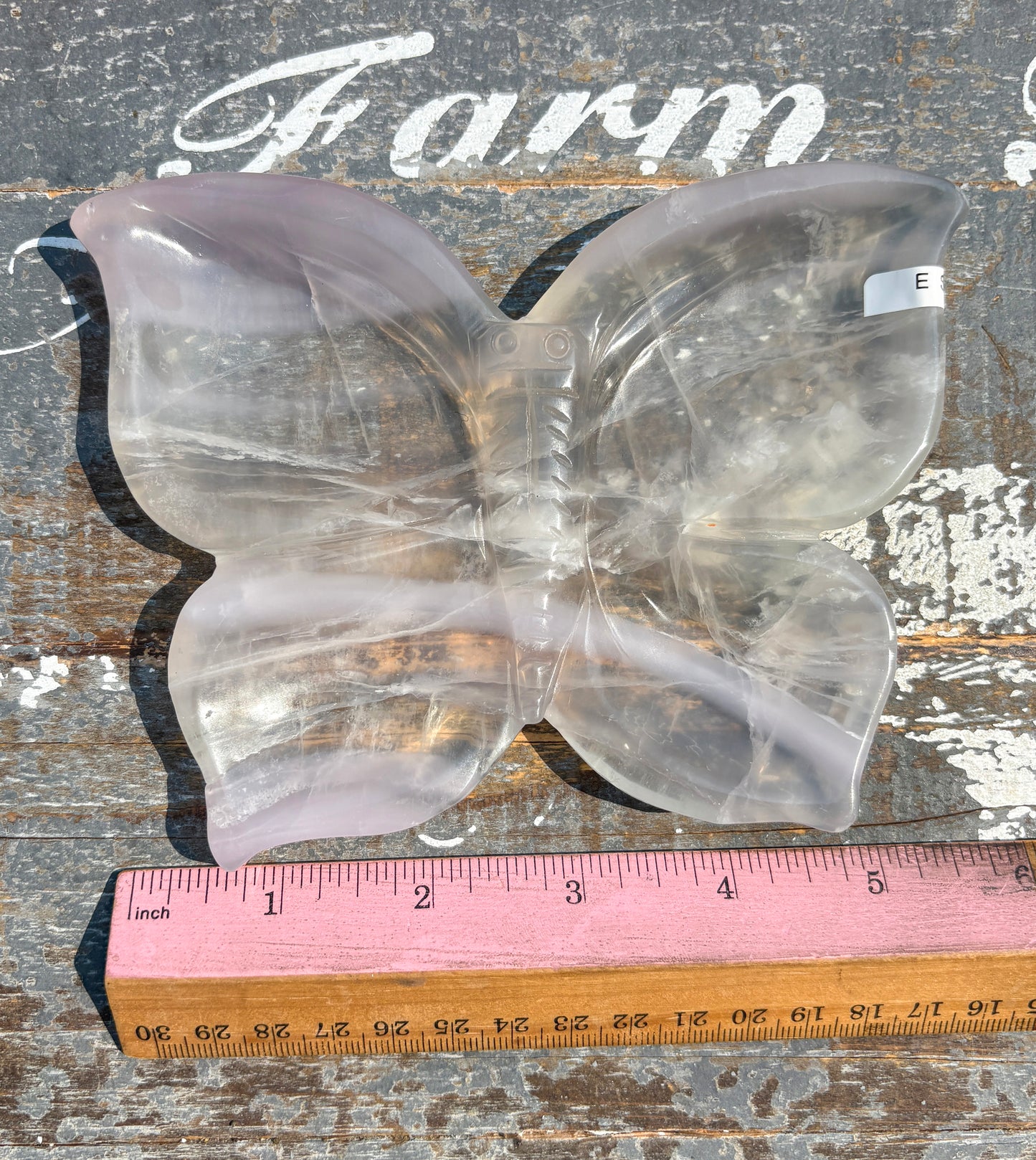 Gorgeous Yttrium Fluorite Butterfly Bowl | Opt E