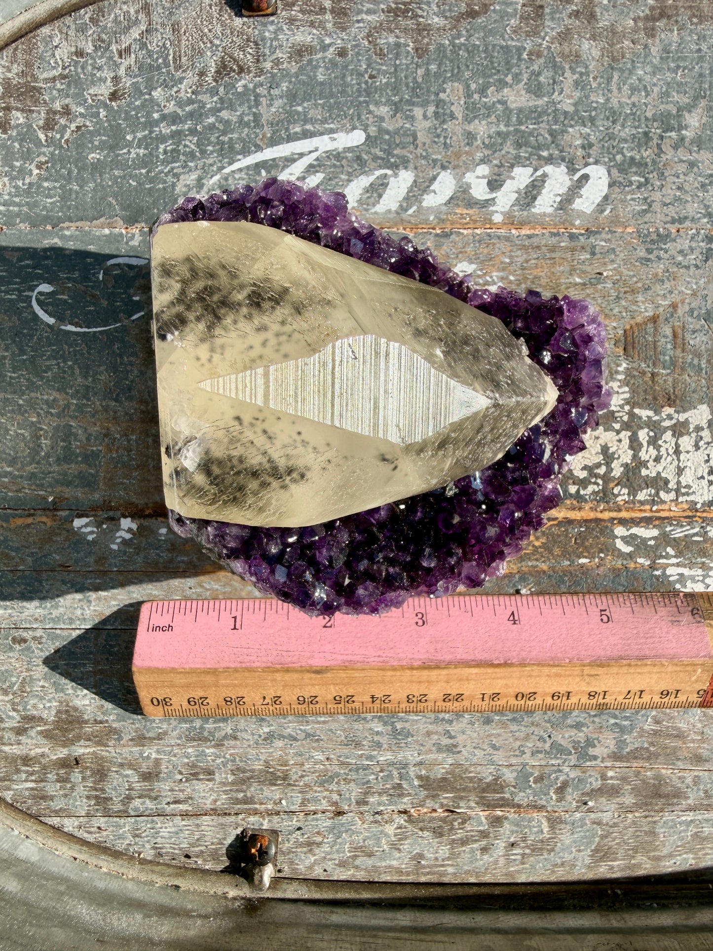 Gorgeous Uruguayan Amethyst + Calcite | Opt M (VIDEO IN LISTING)