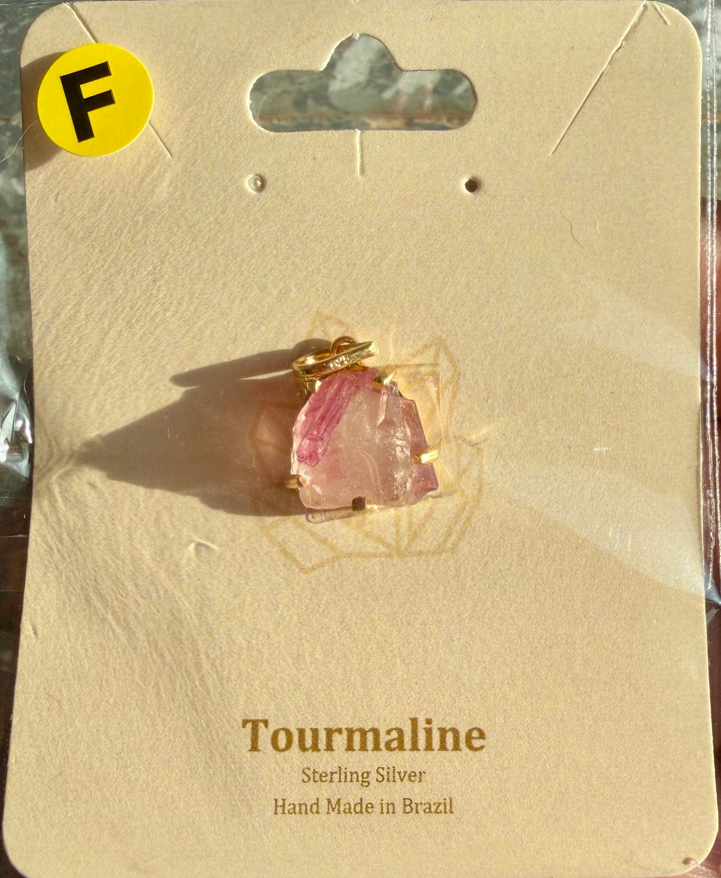 Gorgeous Watermelon Tourmaline Sterling Silver Pendant | Brazil | Opt F