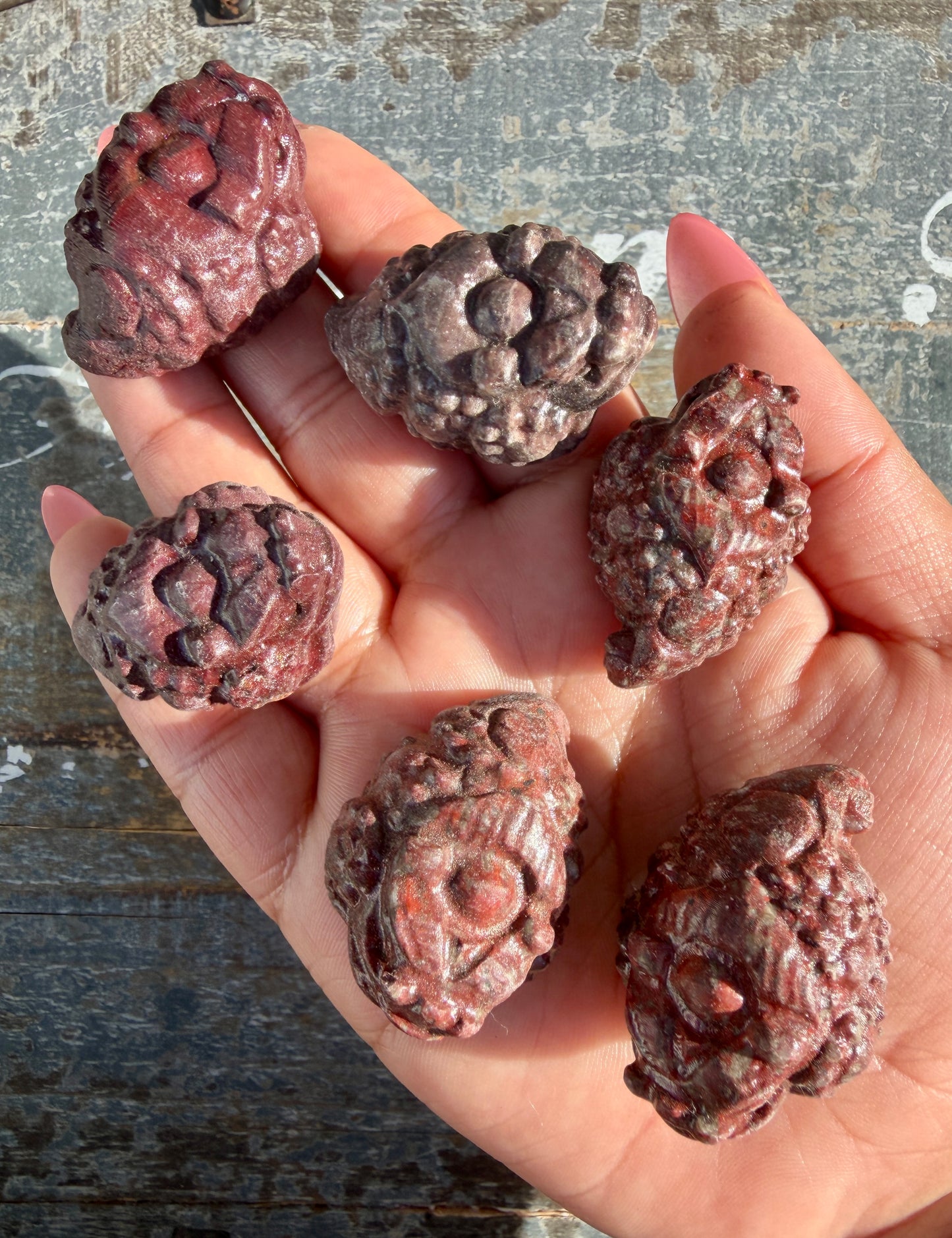 One (1) Red Mookaite Money Toad | Intuitively Chosen