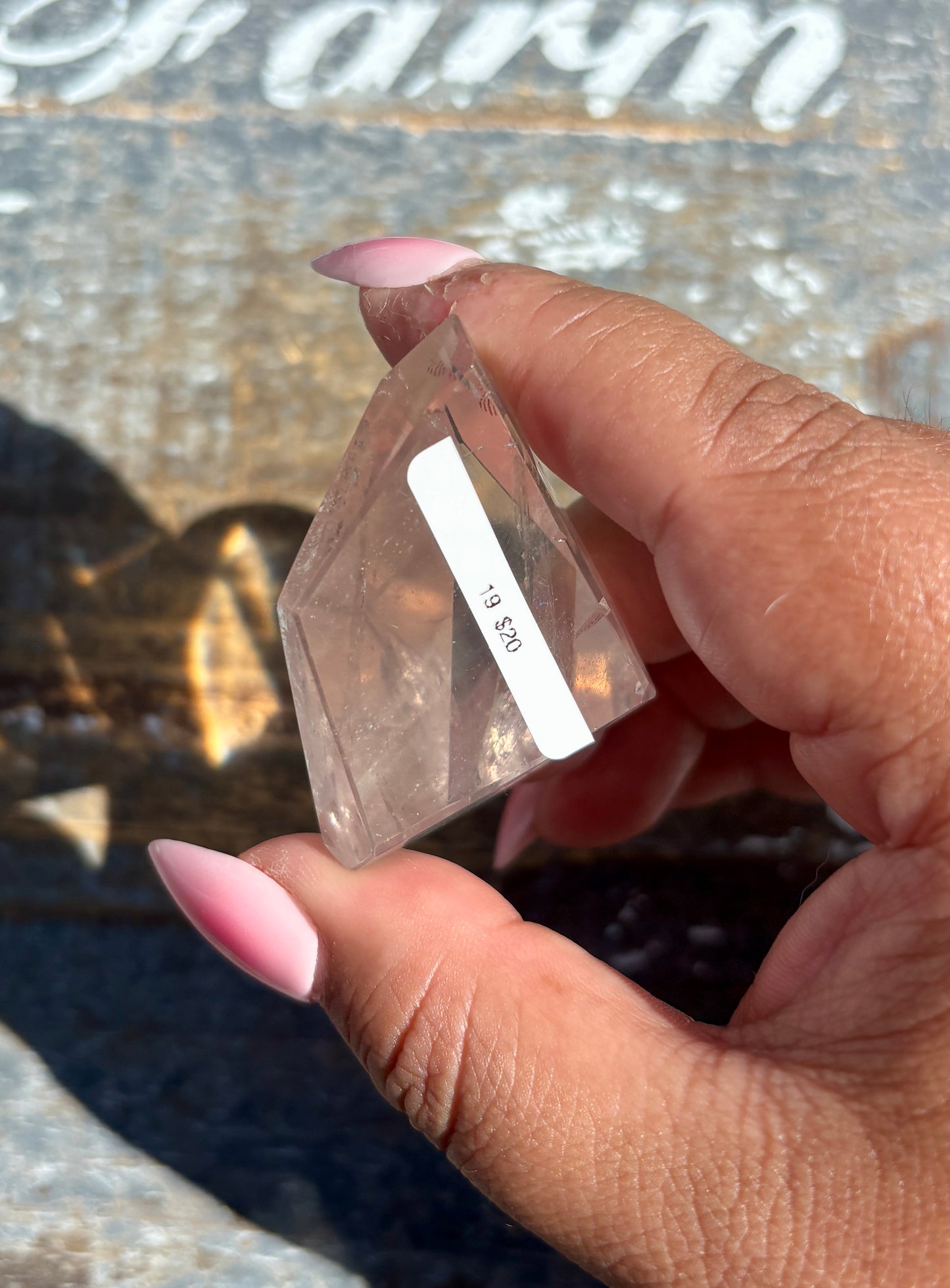 Gorgeous AAA Rose Quartz Freeform from Brazil | Opt 19