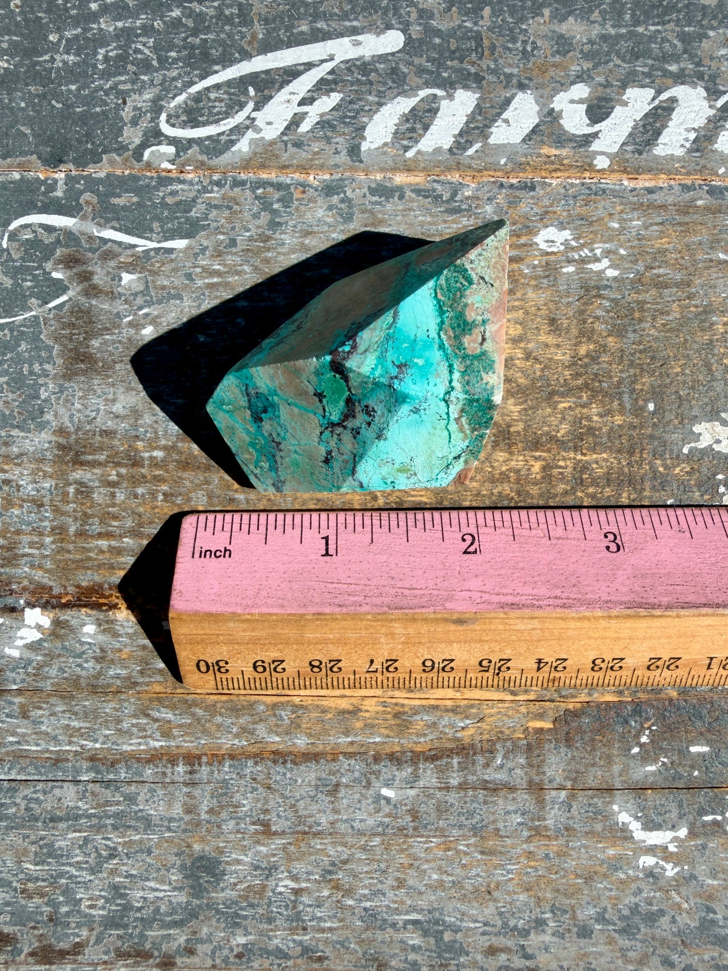 Gorgeous Chrysocolla/Azurite Freeform from Peru | Opt U