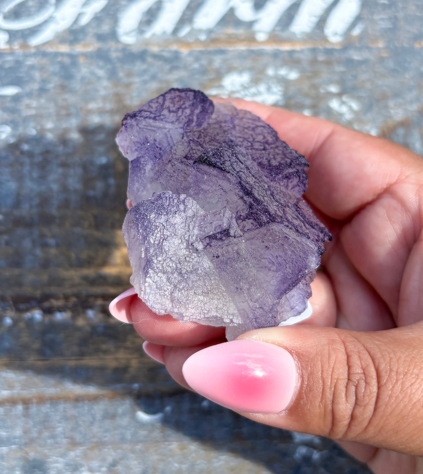 Rare "QR Code" Fluorite Specimen from China | Opt H