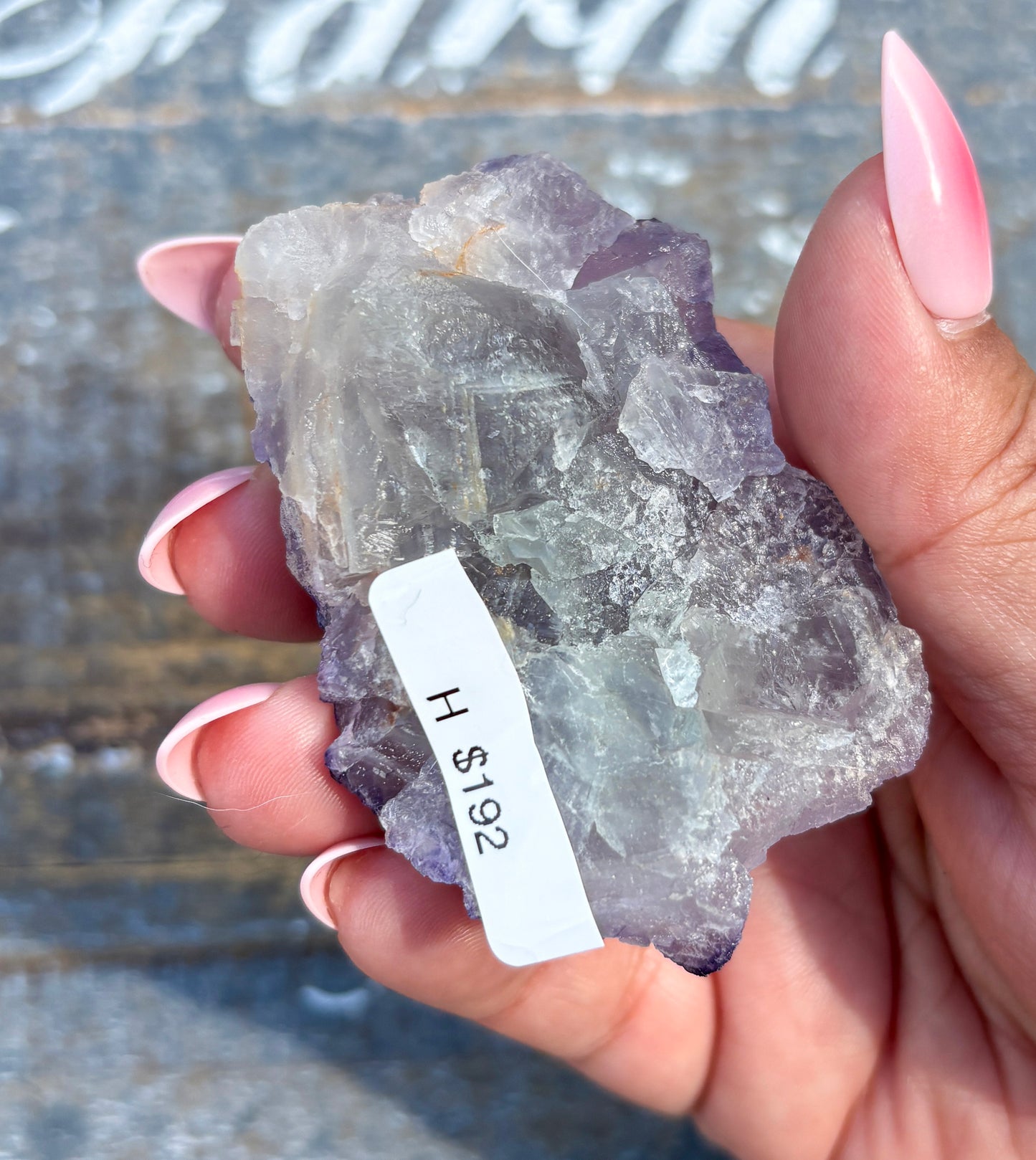 Rare "QR Code" Fluorite Specimen from China | Opt H