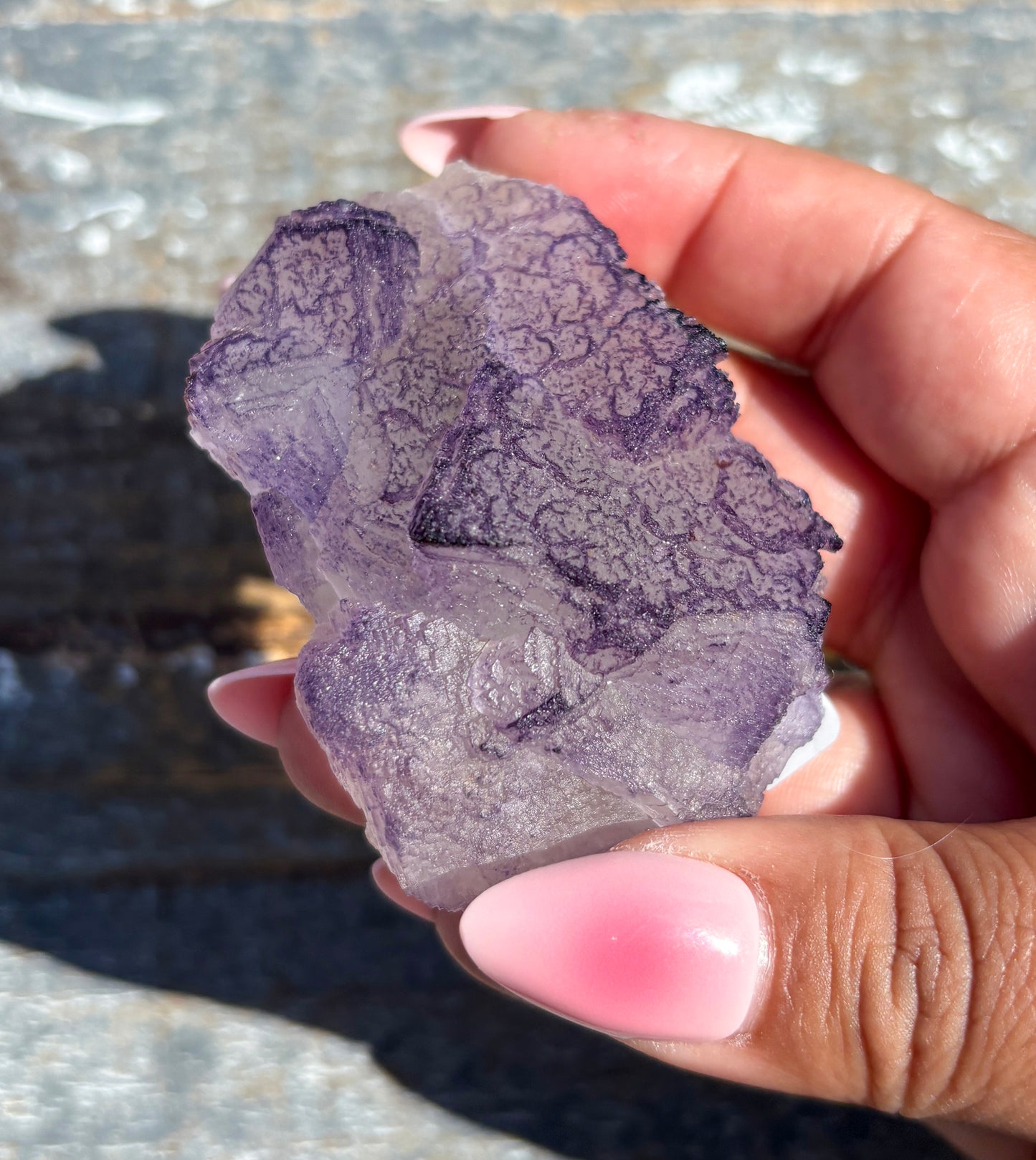Rare "QR Code" Fluorite Specimen from China | Opt H