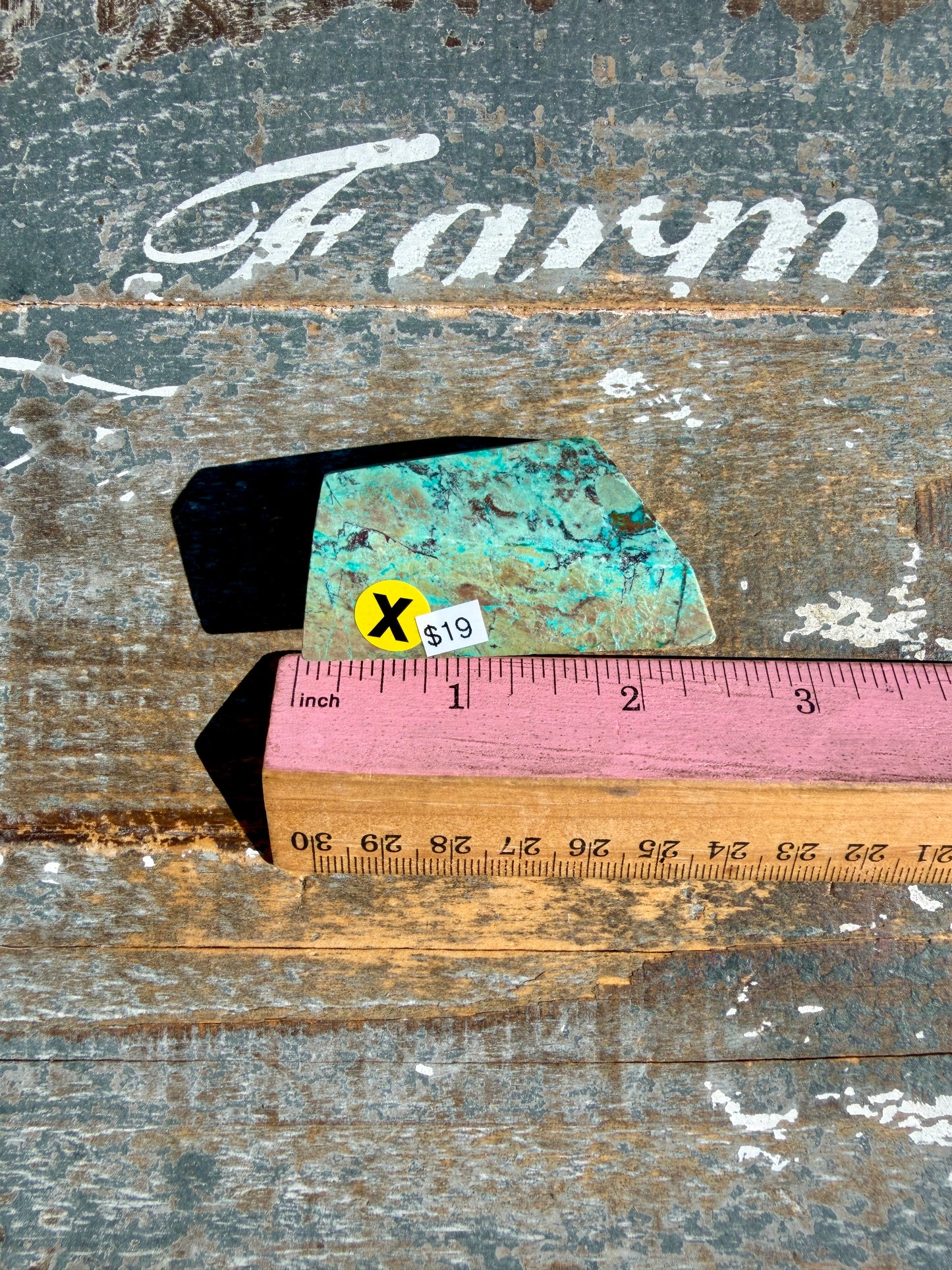 Gorgeous Chrysocolla/Azurite Freeform from Peru | Opt X
