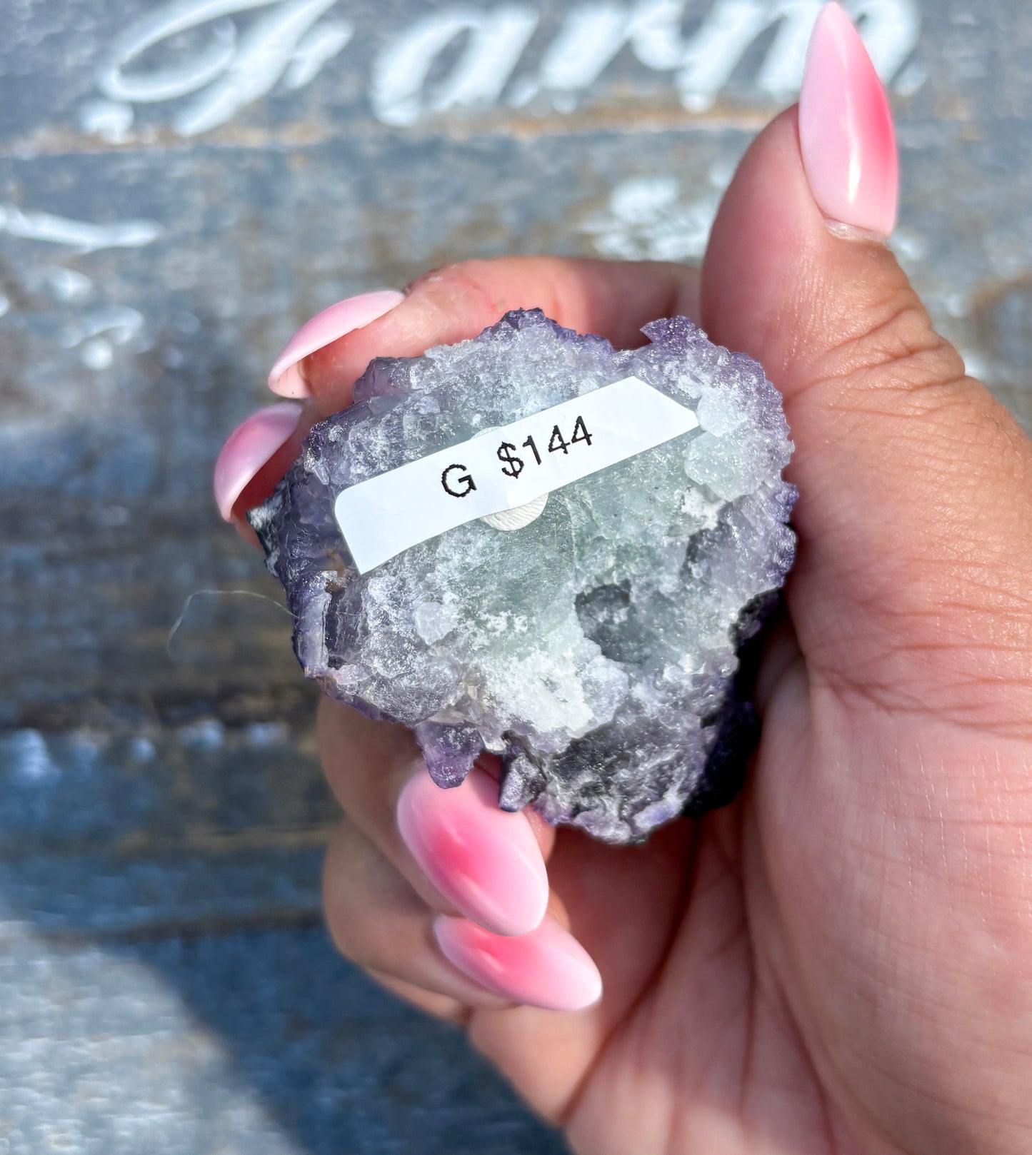 Rare "QR Code" Fluorite Specimen from China | Opt G