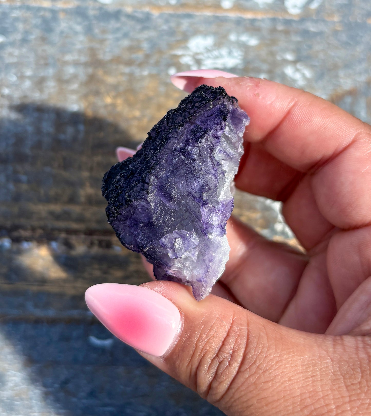 Rare "QR Code" Fluorite Specimen from China | Opt G