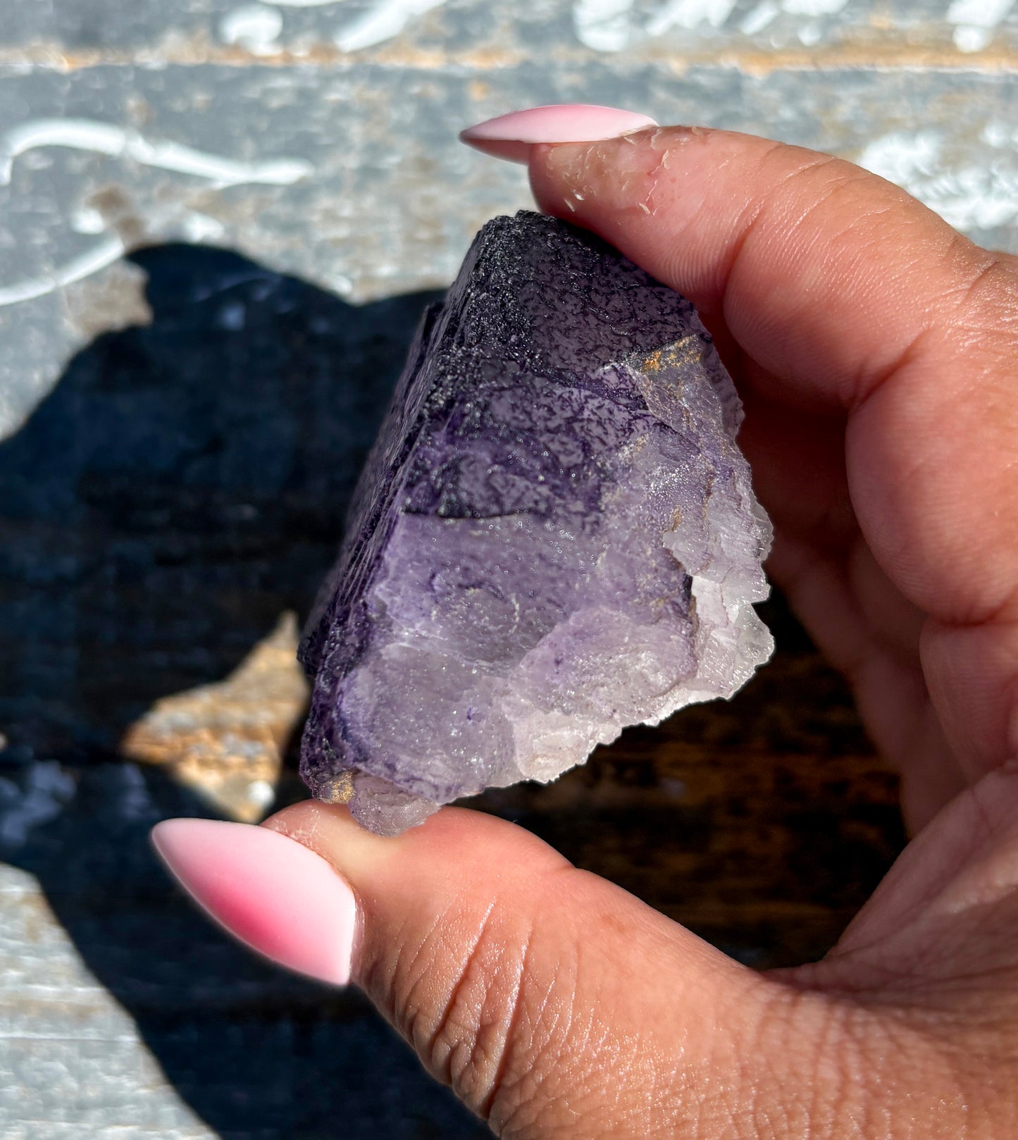 Rare "QR Code" Fluorite Specimen from China | Opt F