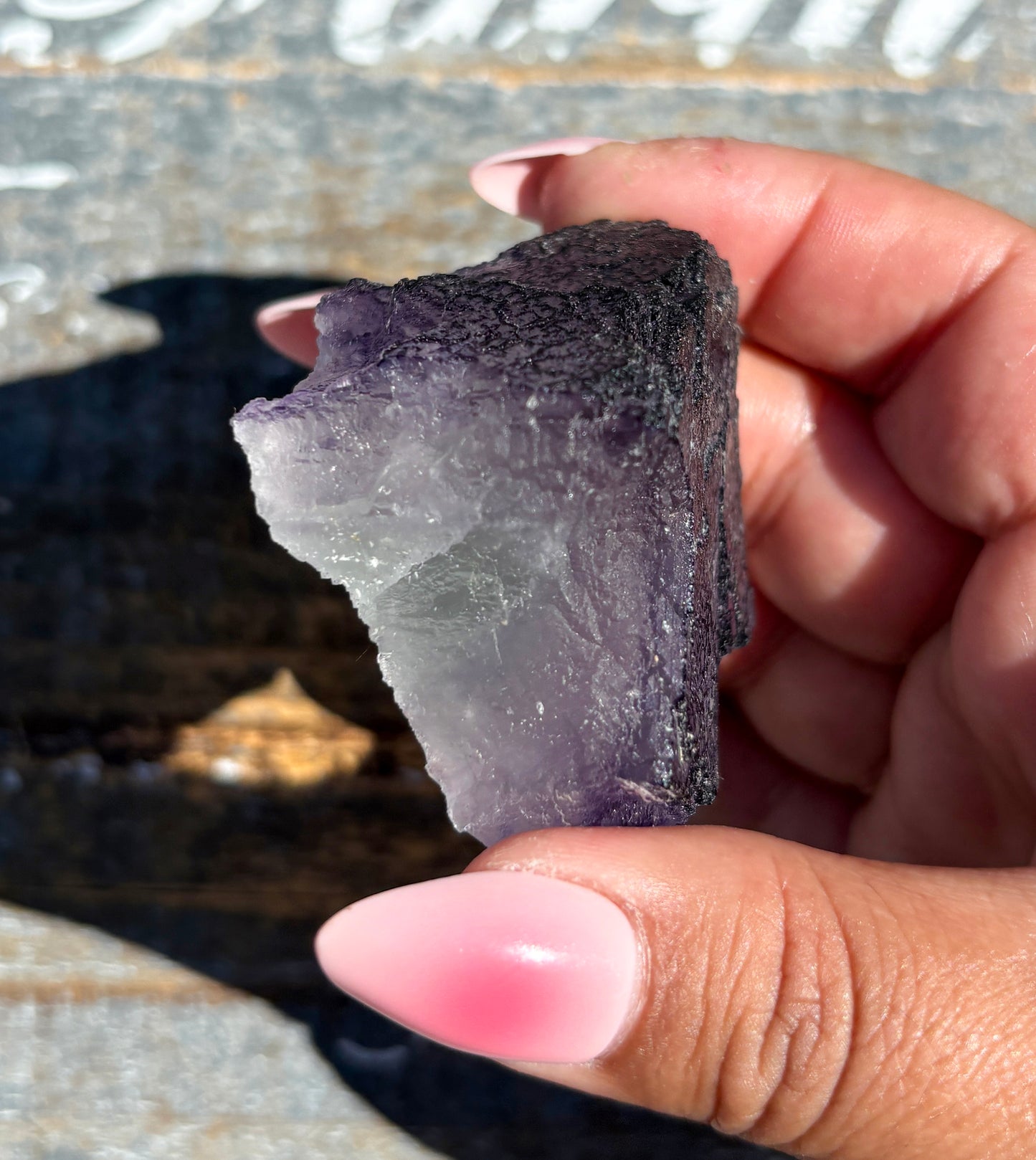 Rare "QR Code" Fluorite Specimen from China | Opt D