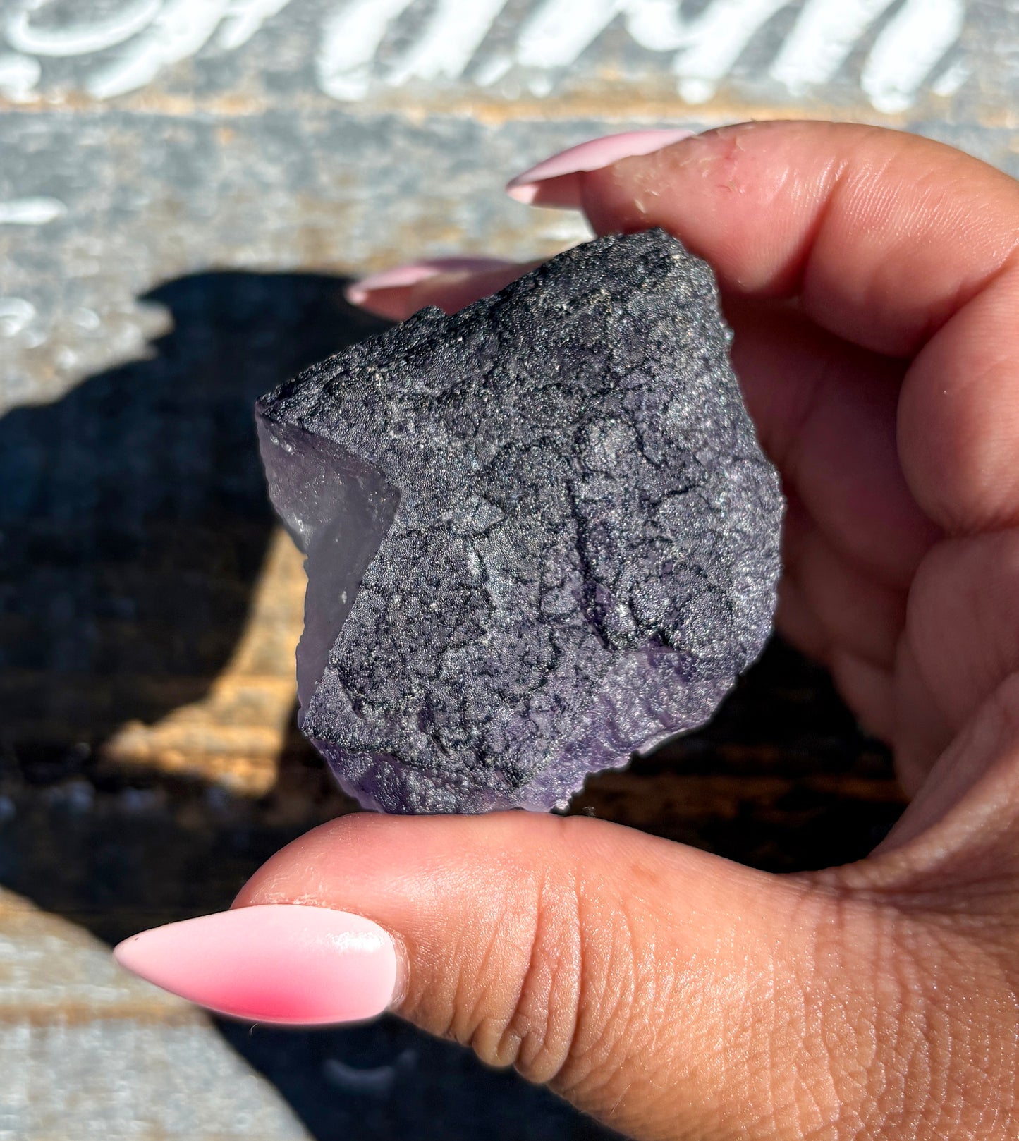 Rare "QR Code" Fluorite Specimen from China | Opt D