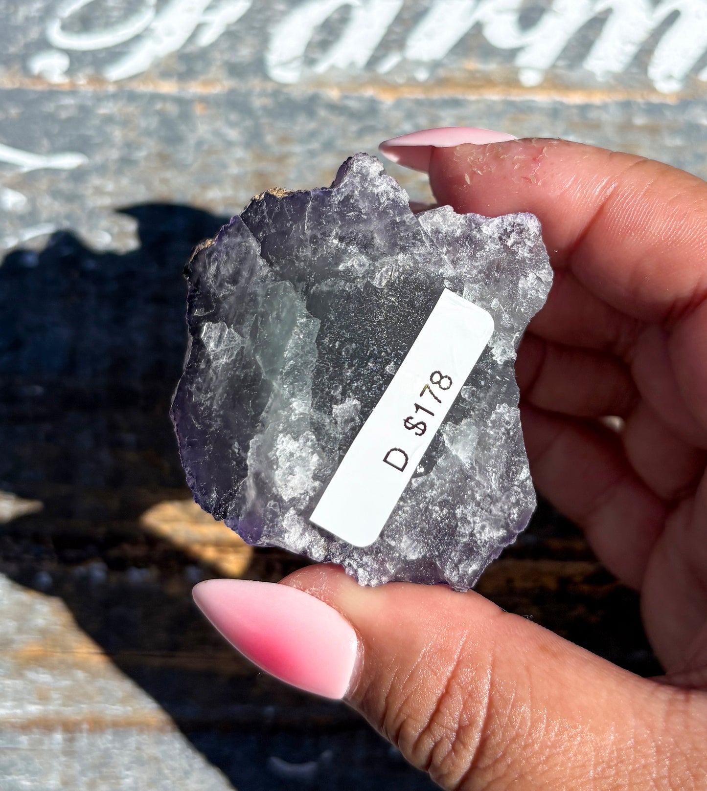 Rare "QR Code" Fluorite Specimen from China | Opt D