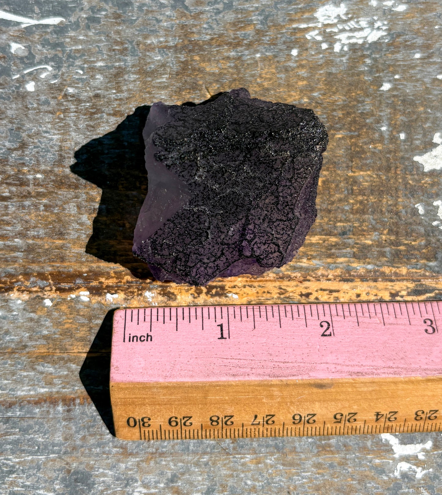 Rare "QR Code" Fluorite Specimen from China | Opt D