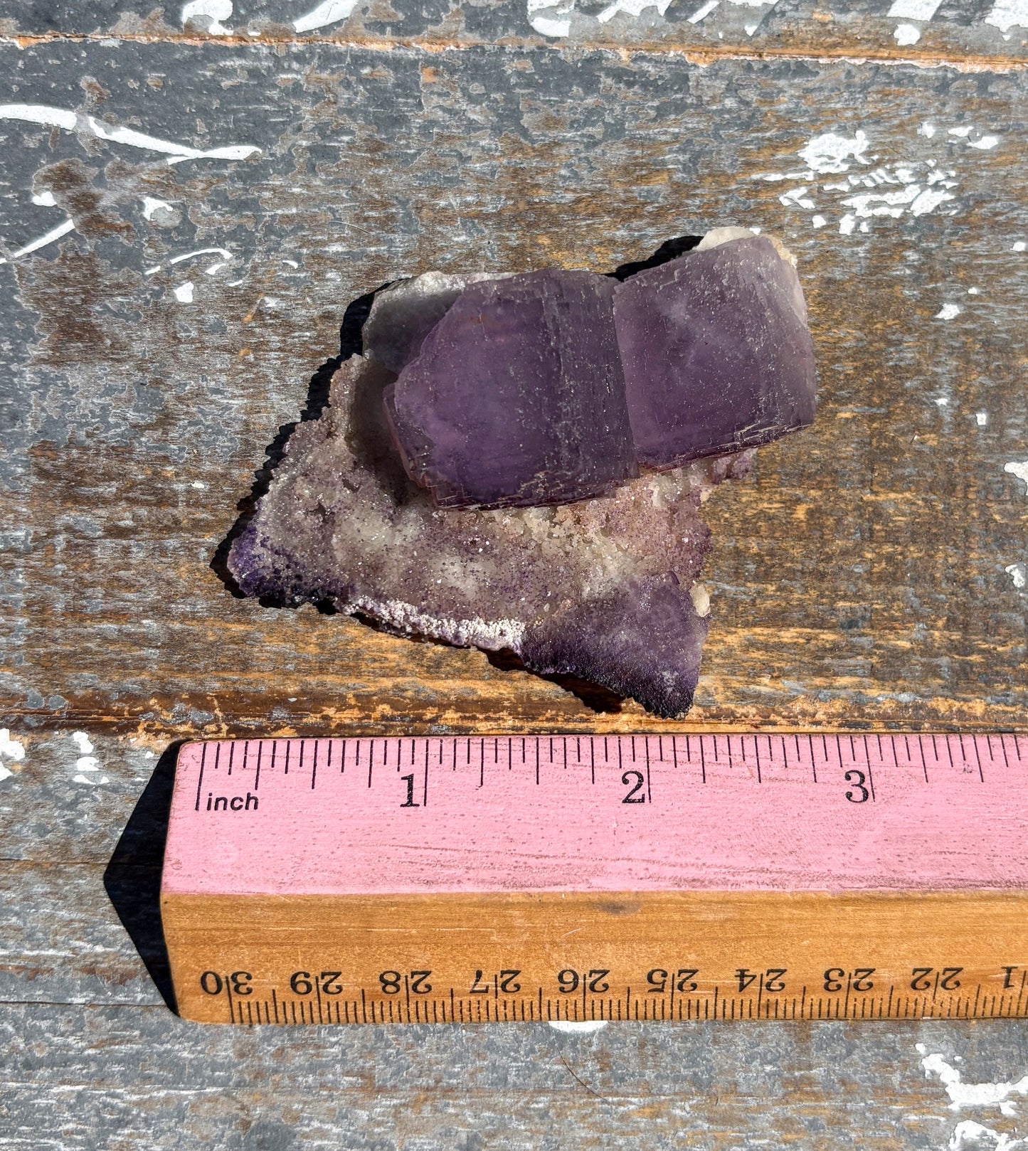 Rare "QR Code" Fluorite Specimen from China | Opt A