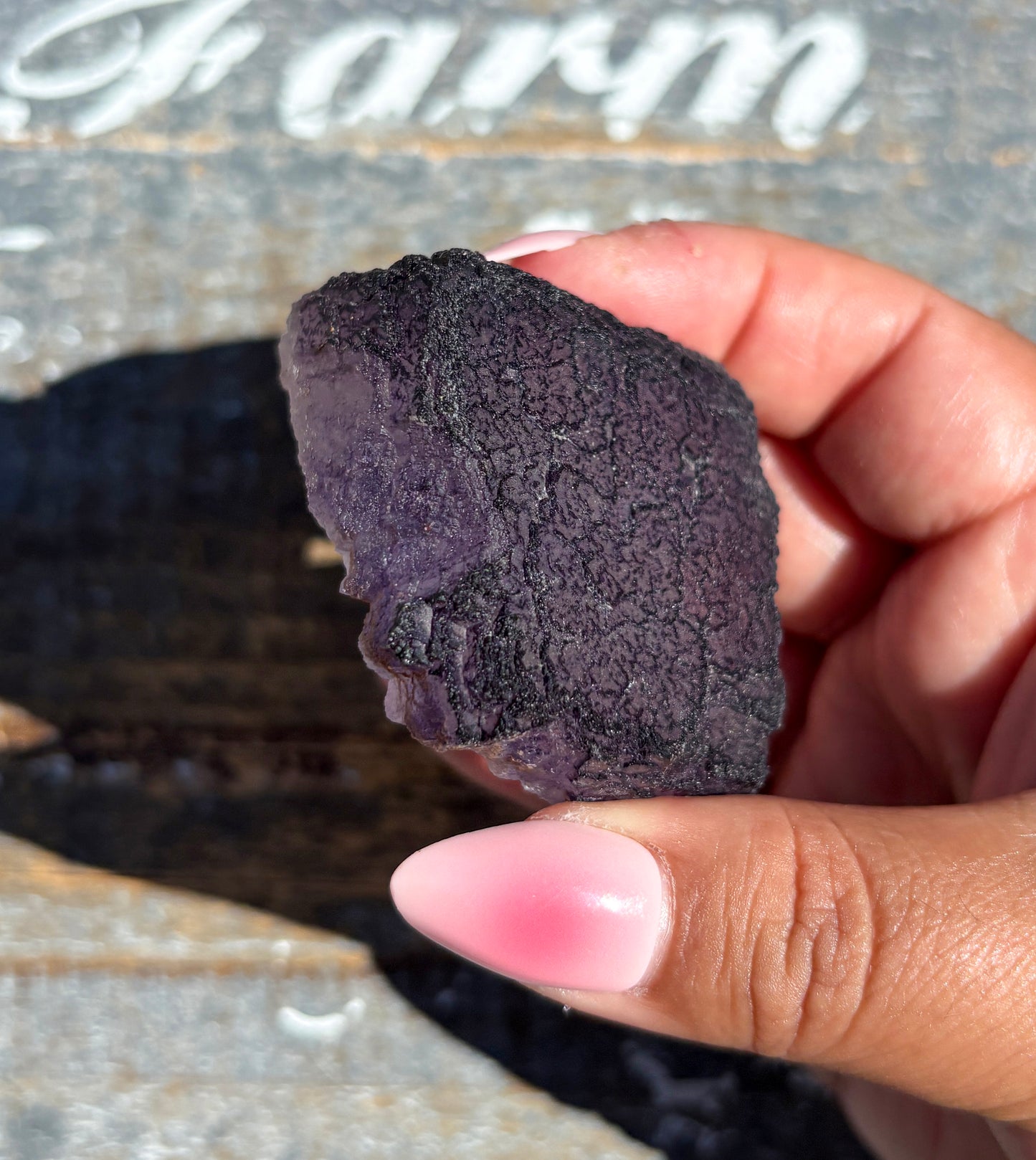 Rare "QR Code" Fluorite Specimen from China | Opt B