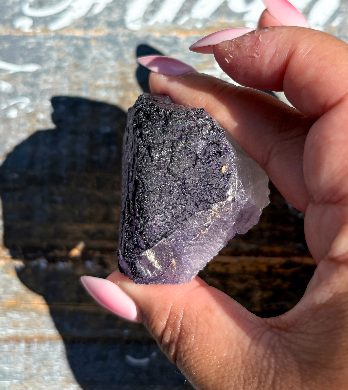 Rare "QR Code" Fluorite Specimen from China | Opt I
