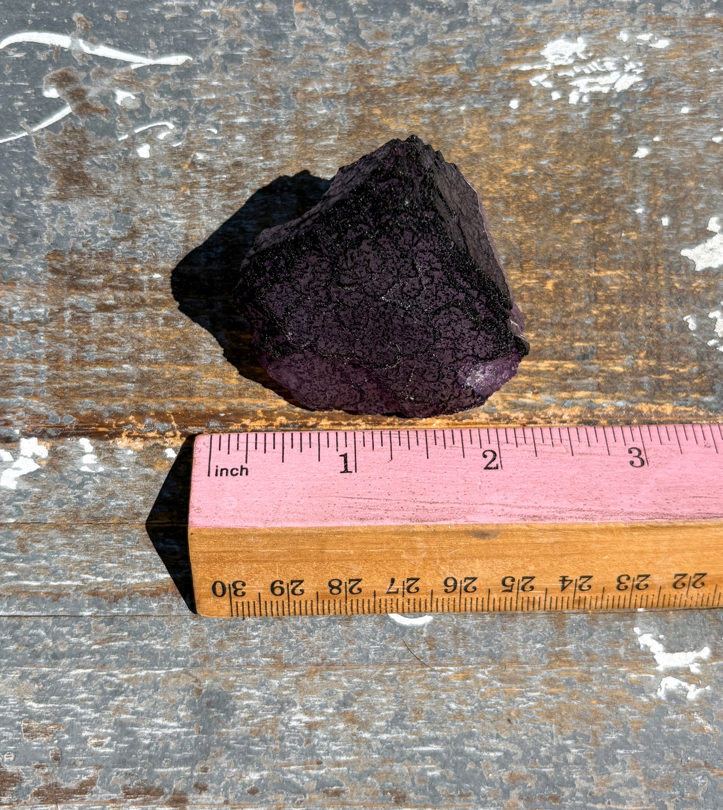 Rare "QR Code" Fluorite Specimen from China | Opt I