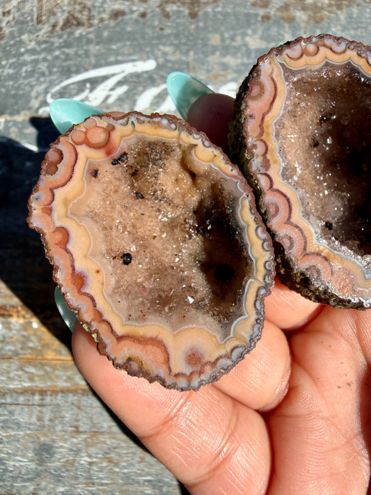 Gorgeous Druzy Agate Geode | Opt F
