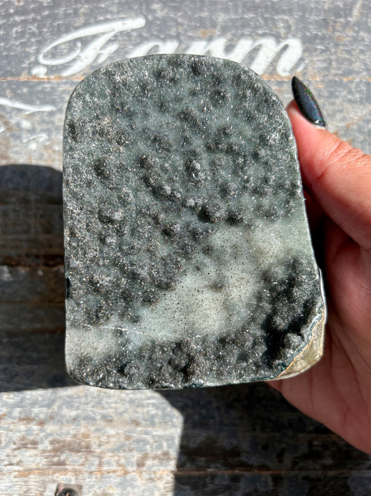 Gorgeous Rainbow Amethyst Cut Base from Brazil *Natural Color (VIDEO)